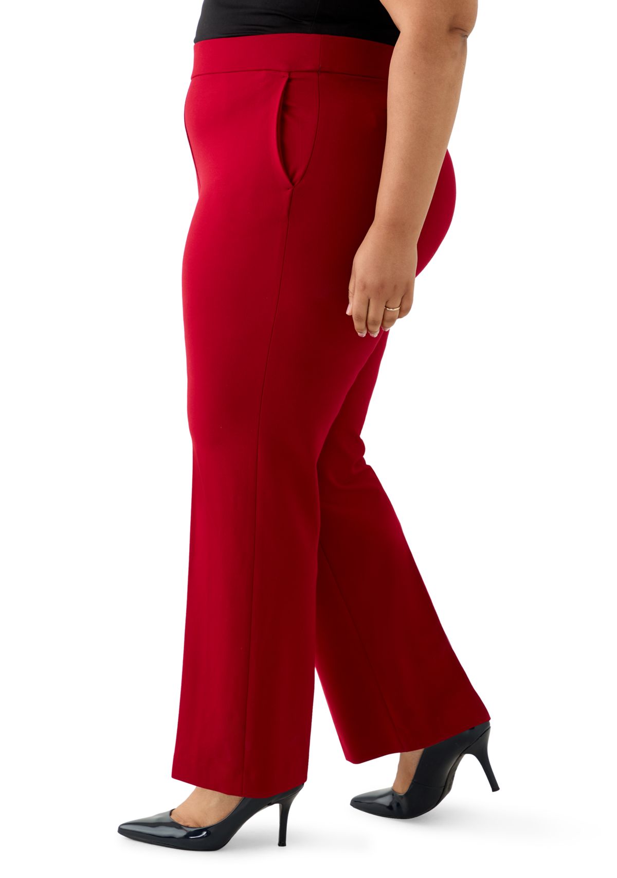 Plus Size Pull On Trousers