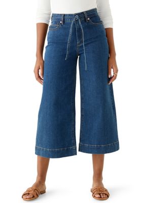 Anne Klein Women's Wide Leg Culotte with Belt, 4