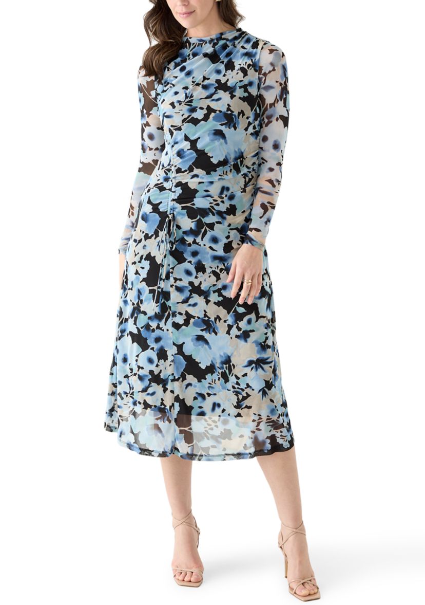 Anne Klein Women's Ruched A-Line Midi Dress | Belk