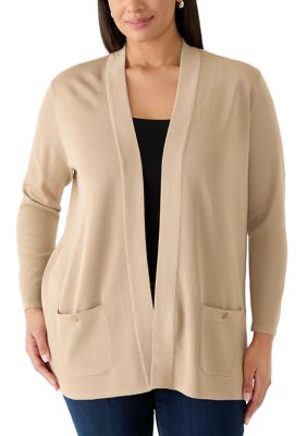 Anne Klein Women's Plus Size Malibu Cardigan, 0X