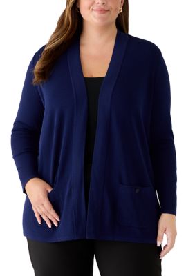 Anne Klein Women's Plus Size Malibu Cardigan, 3X