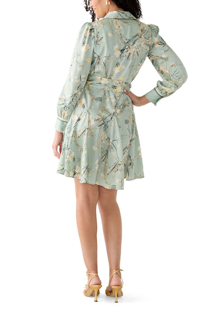 Anne Klein Women's Godet Skirt Mini Shirtdress | Belk