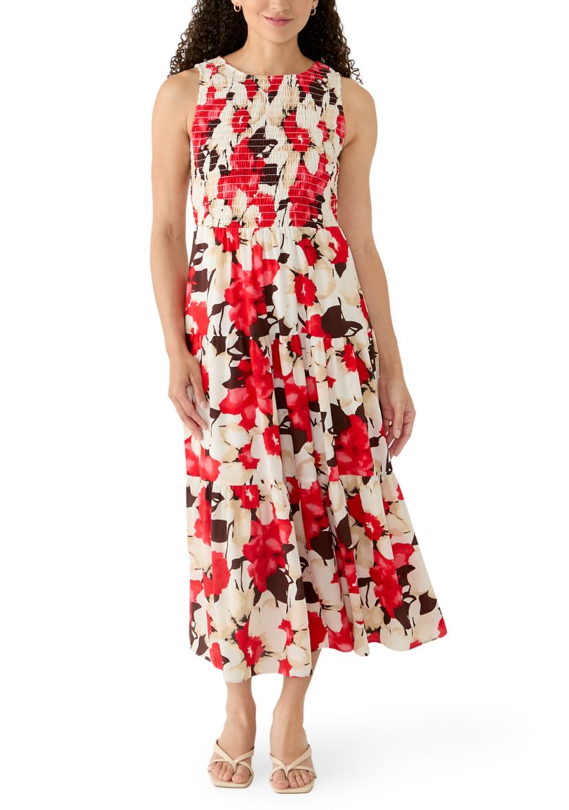 casual everyday dress Bright Yellow Pink Blooms Women s Short Sleeve Summer A-Line Knee-Length Elastic Waist with Pockets at Amazon Women's Clothing store frenchlacedress Women's Backless Cami Dress unrestricted wear Size:57 (56.5 cm)