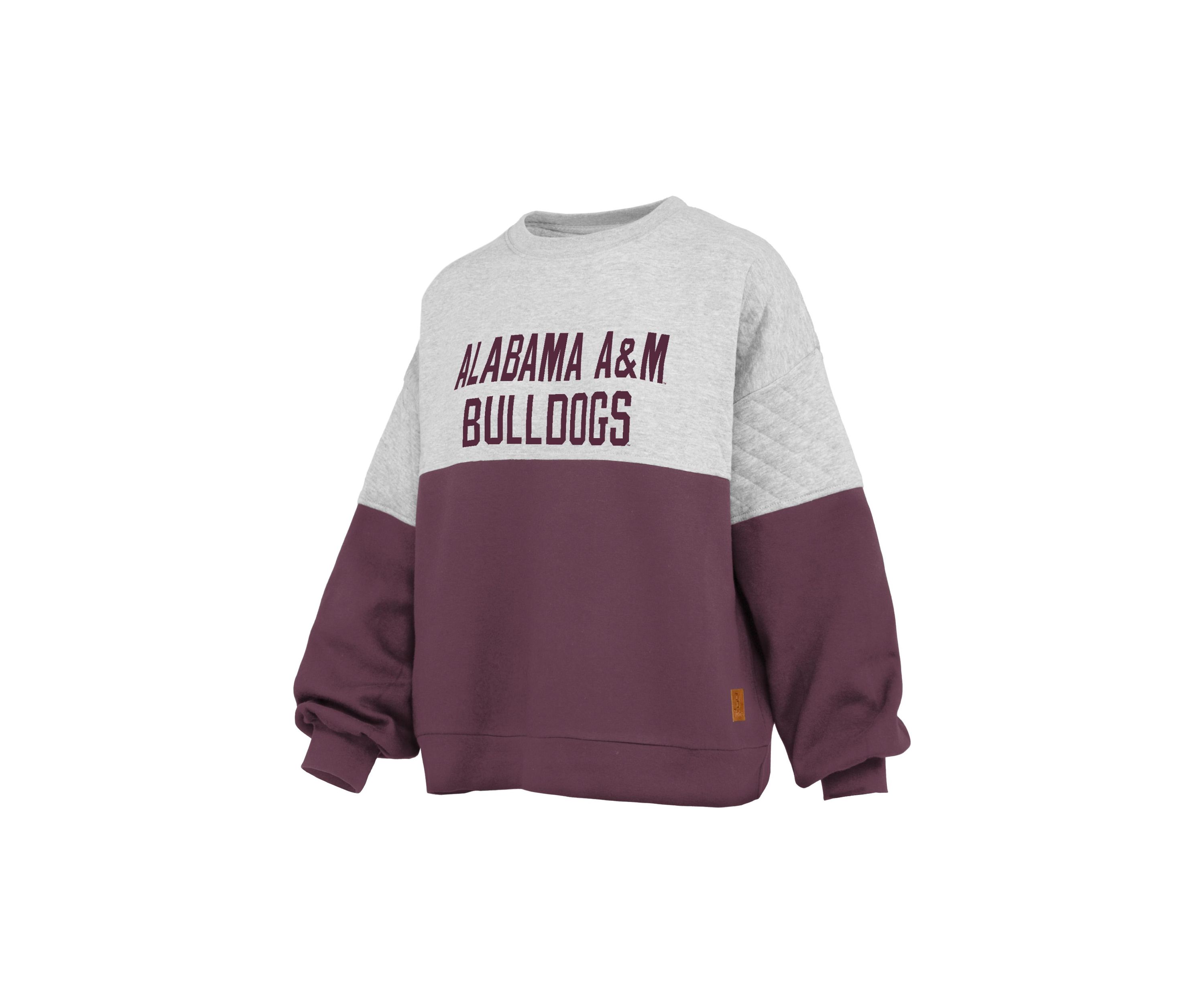 NCAA Alabama A&M Bulldogs Kaia Priscilla Quilted Fleece Pullover