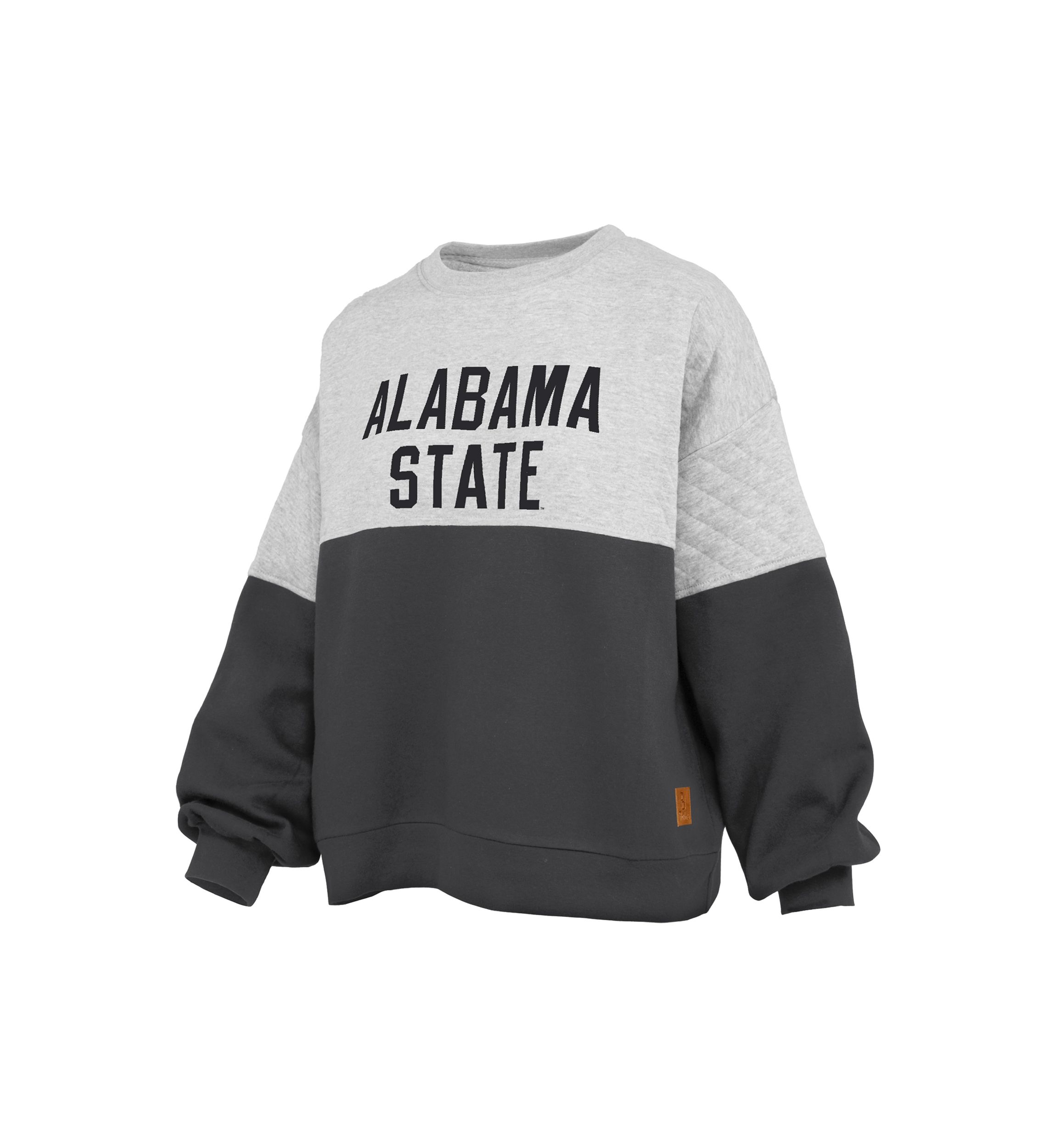 NCAA Alabama State Hornets Kaia Priscilla Quilted Fleece Sweatshirt