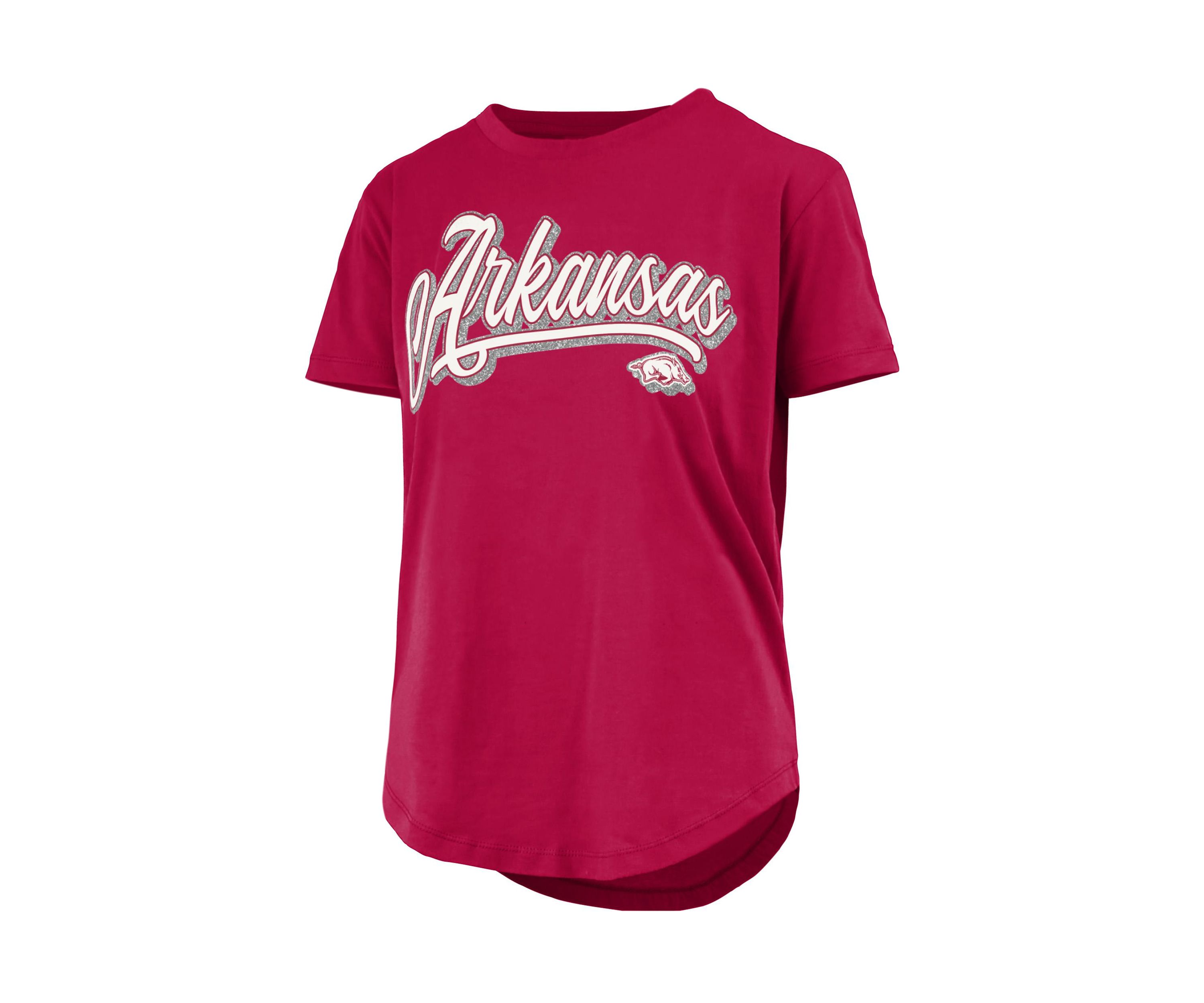 NCAA Arkansas Razorbacks Harlow Glitter Tee