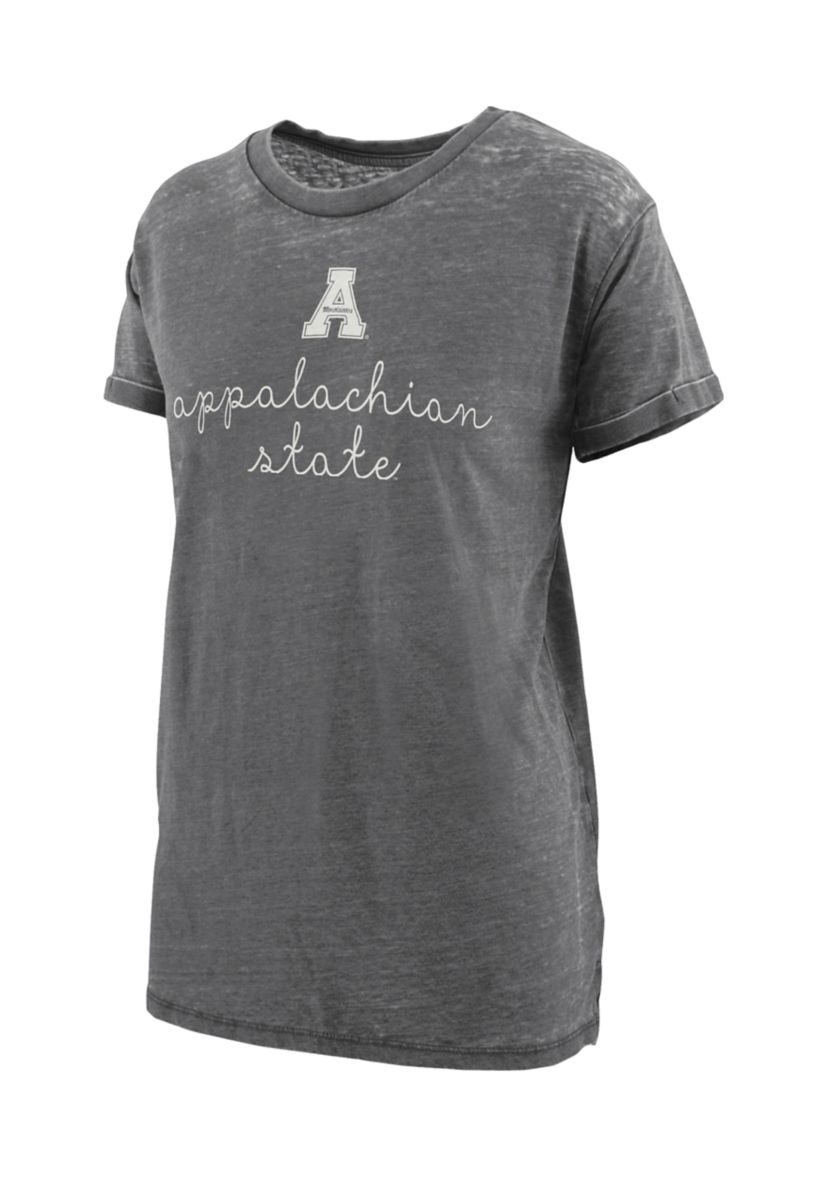 Womens NCAA Appalachian State Mountaineers Ryland Script Boyfriend Graphic T-Shirt
