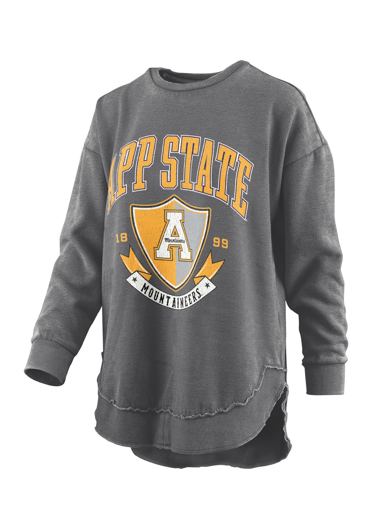 NCAA Appalachian State Mountaineers Buckler Poncho Fleece Sweatshirt