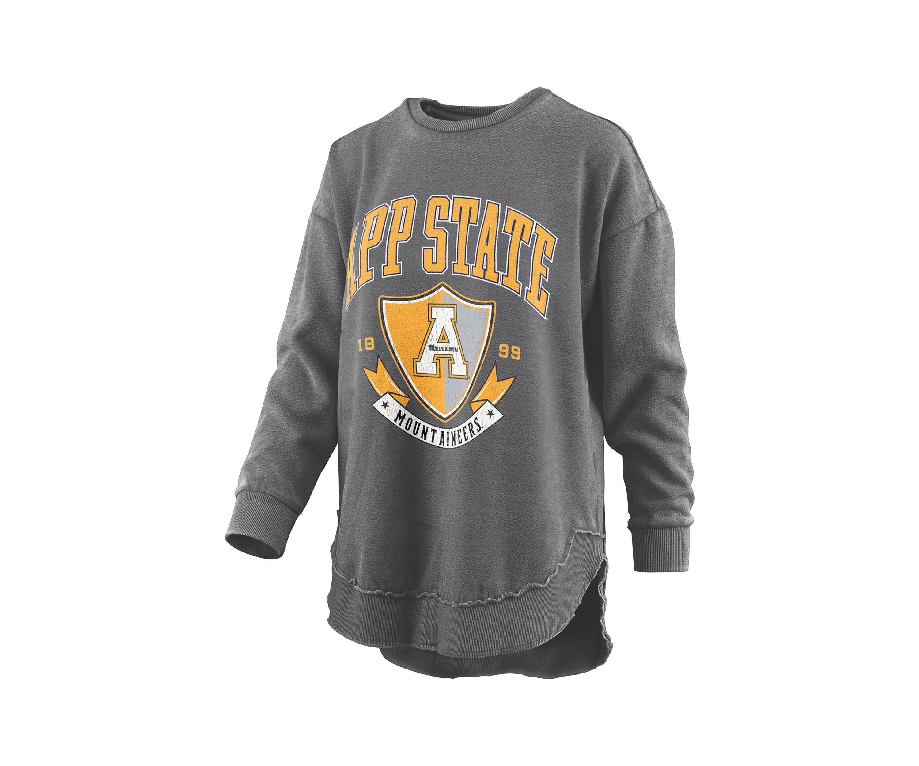 NCAA Appalachian State Mountaineers Buckler Poncho Fleece Sweatshirt
