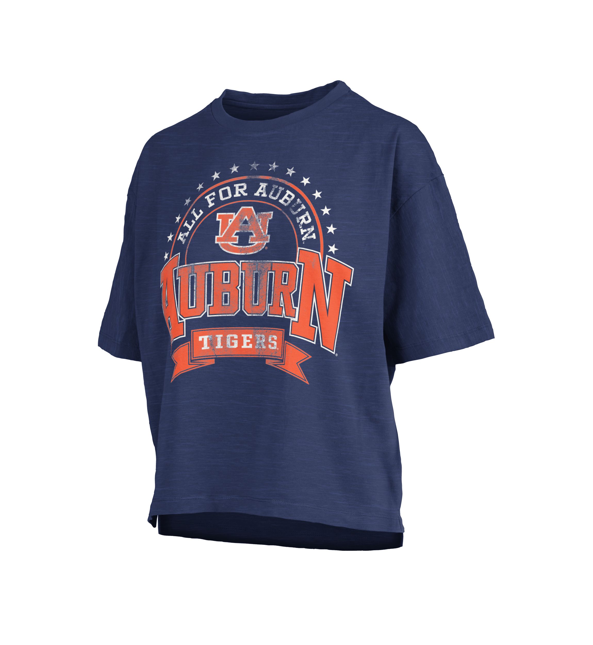 NCAA Auburn Tigers Captain Motley Crew Neck Top