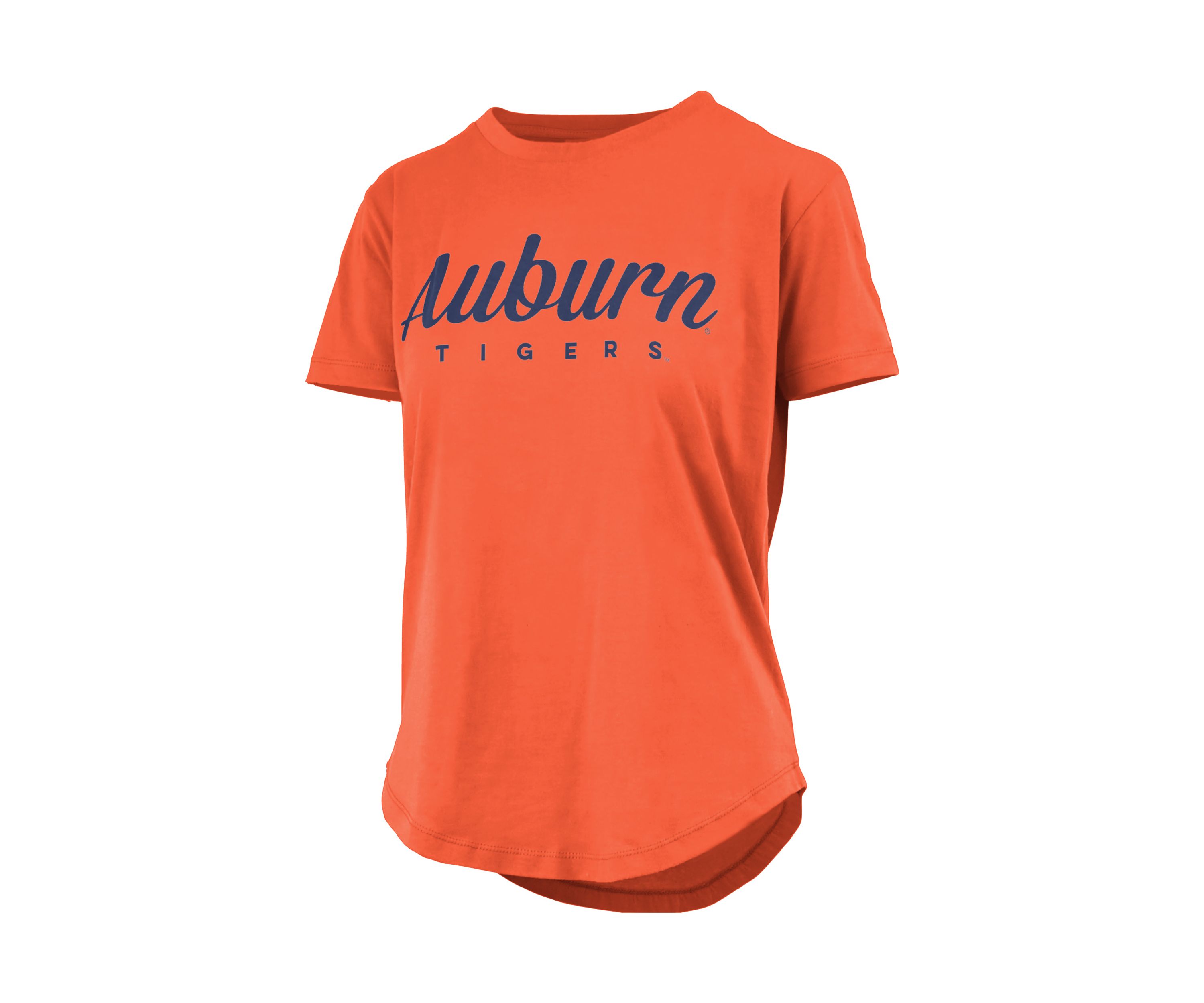 NCAA Auburn Tigers Aleena Short Sleeve Rounded Bottom Graphic T-Shirt