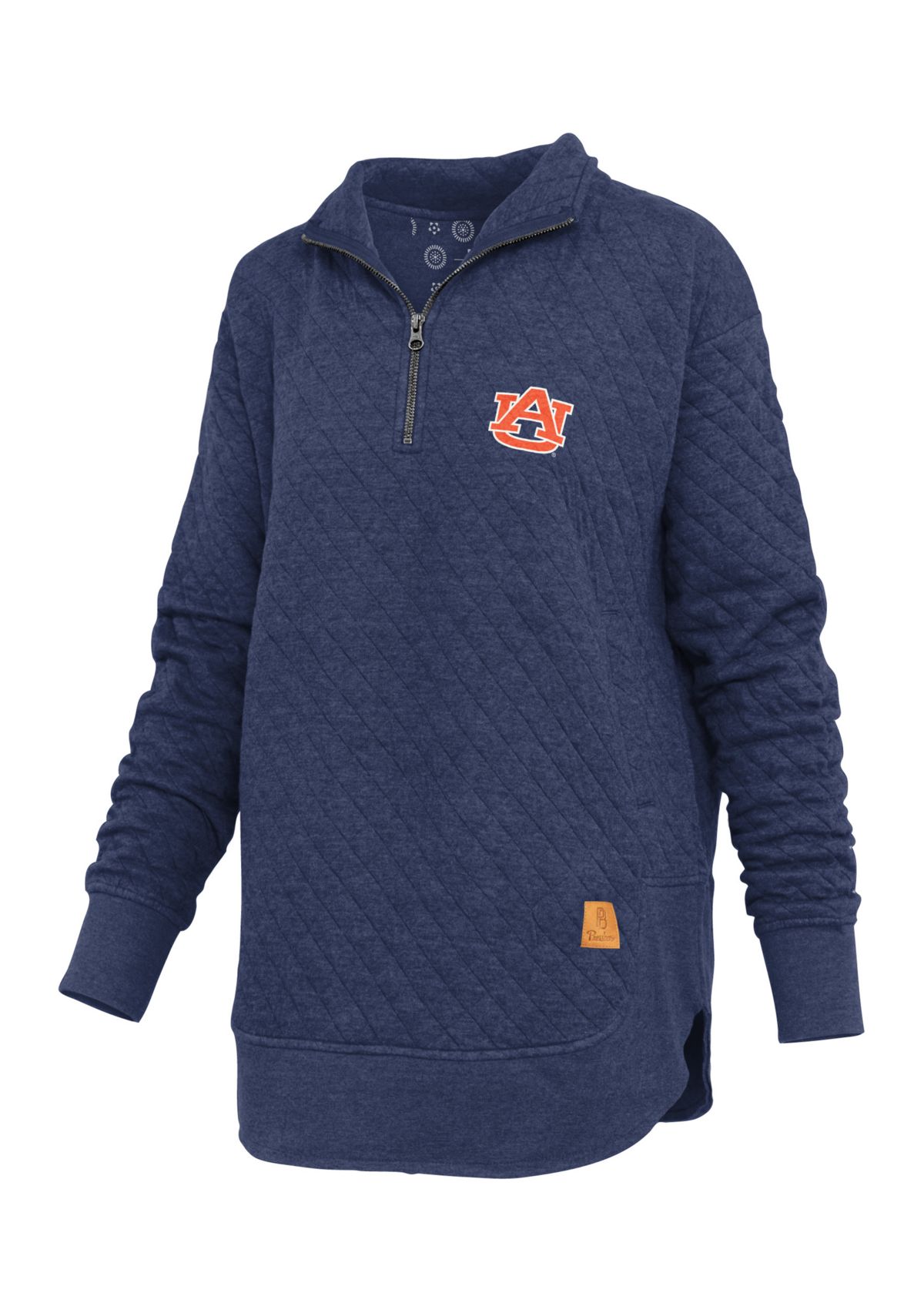 NCAA Auburn Tigers North Fork Roseburg Quilted Fleece Pullover