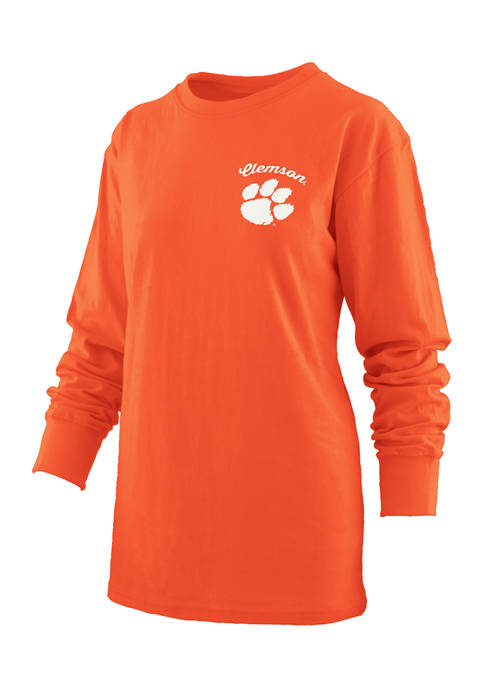 NCAA Clemson Tigers Drop Shoulder Graphic T-Shirt 