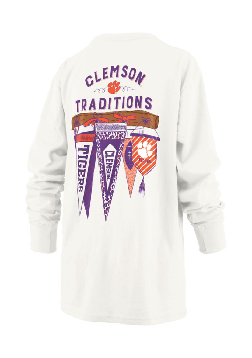 Womens NCAA Clemson Tigers Long Sleeve Traditions T-Shirt