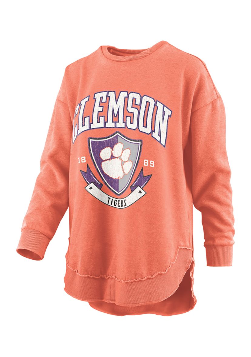 NCAA Clemson Tigers Buckler Fleece Pullover