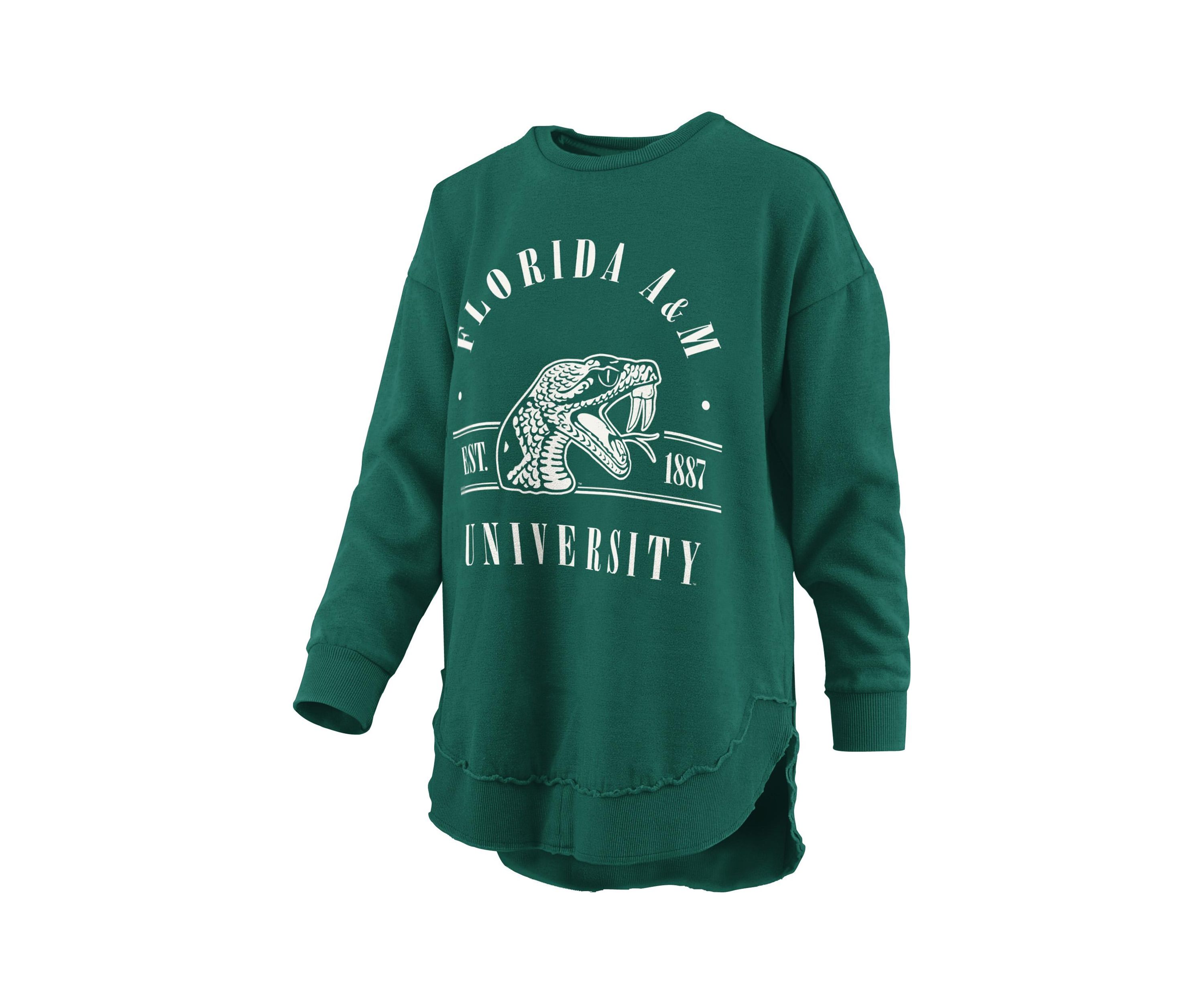NCAA Florida A&M Rattlers Sloane Melange Poncho Fleece Pullover