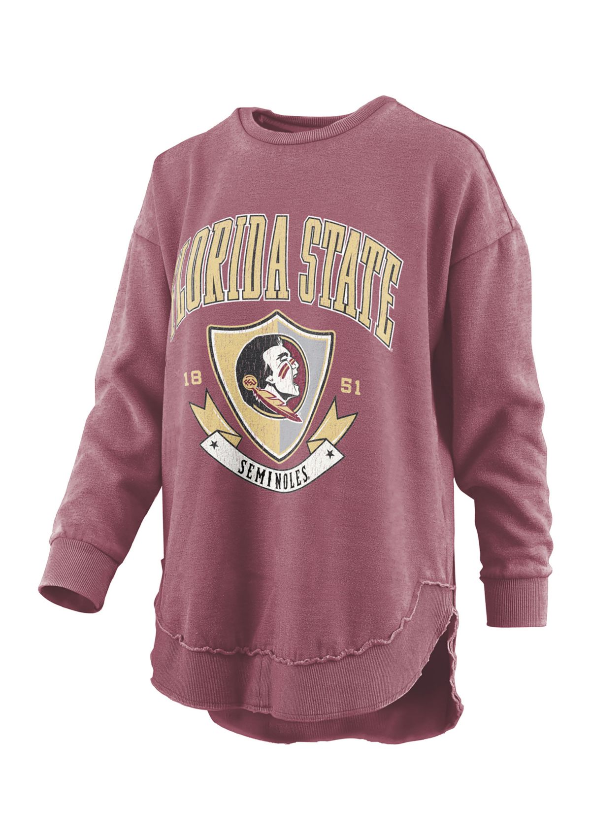 NCAA Florida State Seminoles Buckler Poncho Fleece Sweatshirt