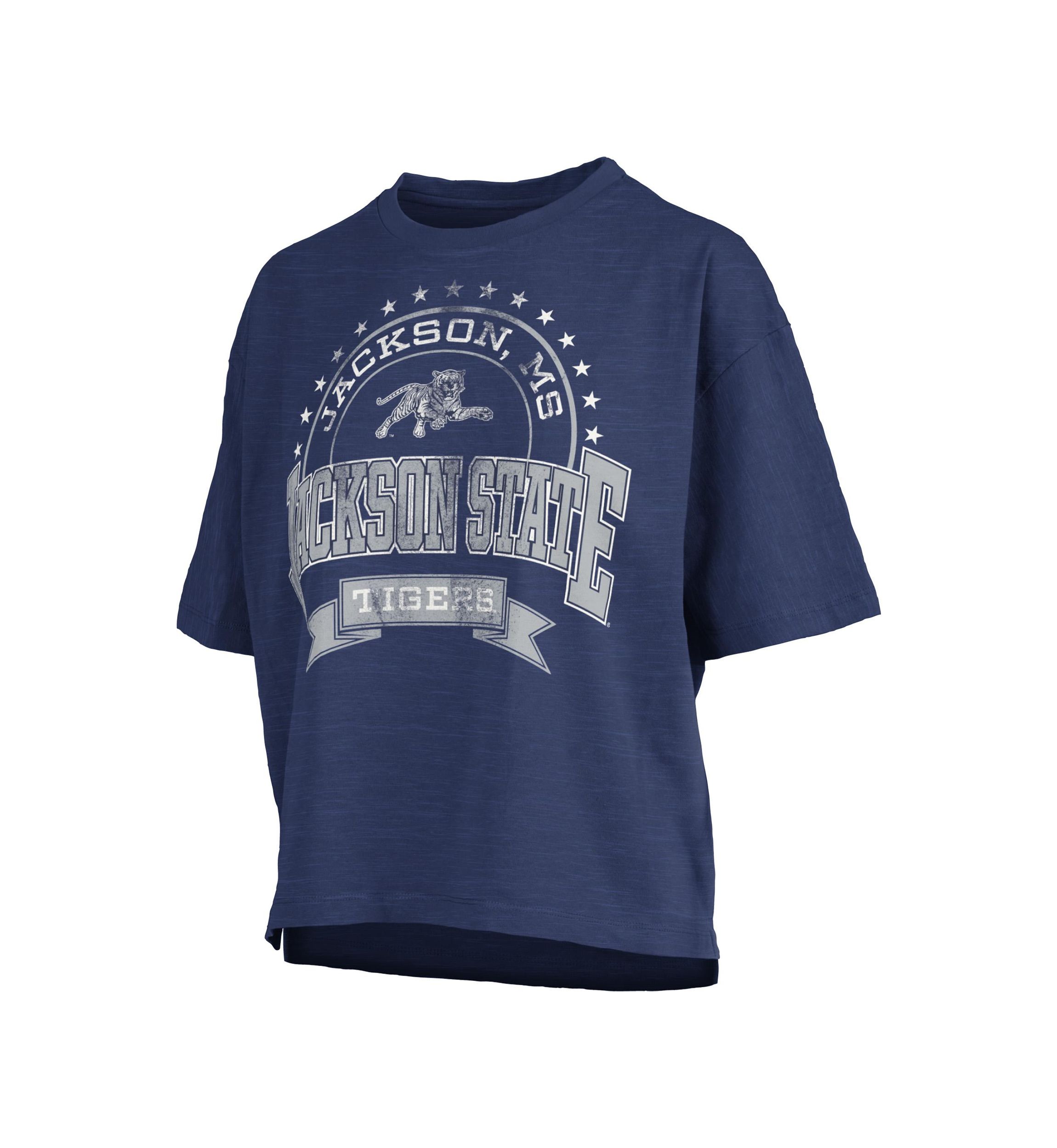 NCAA Jackson State Tigers Captain Motley Crew Neck Top