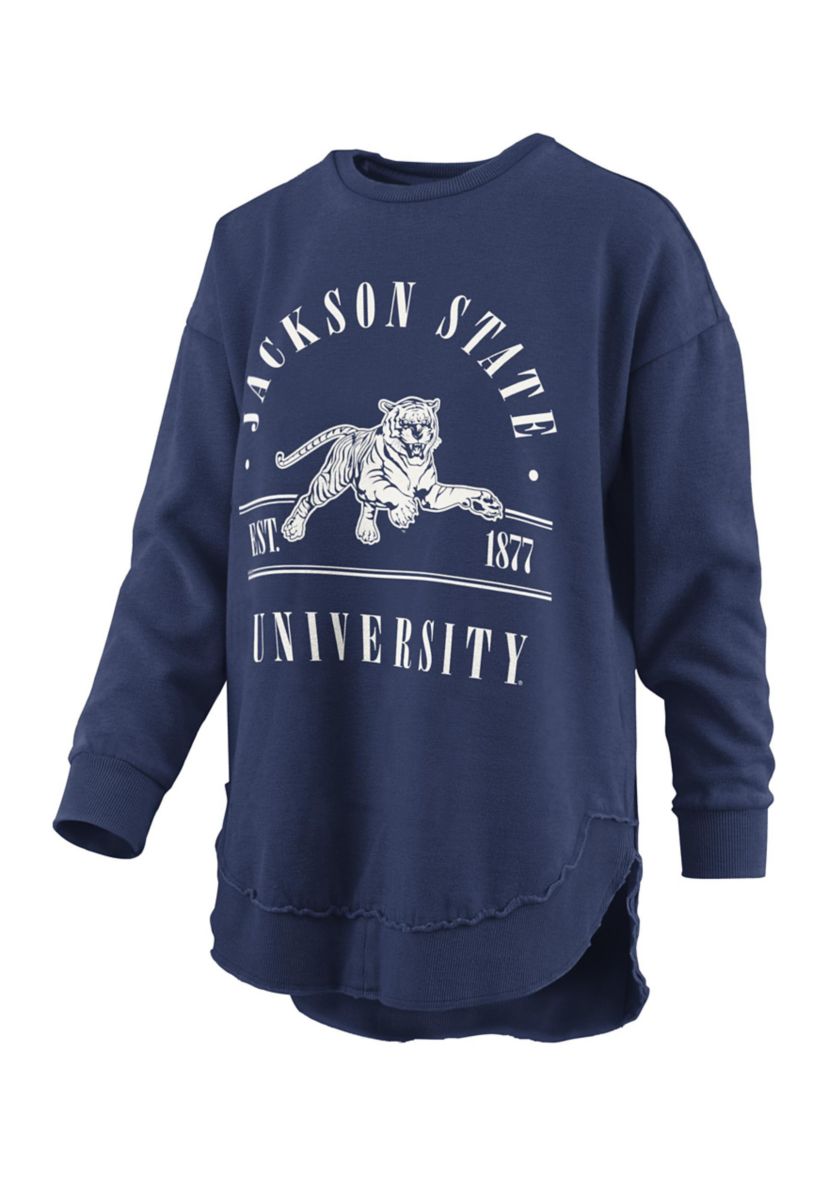 NCAA Jackson State Tigers Sloane Melange Poncho Fleece Pullover