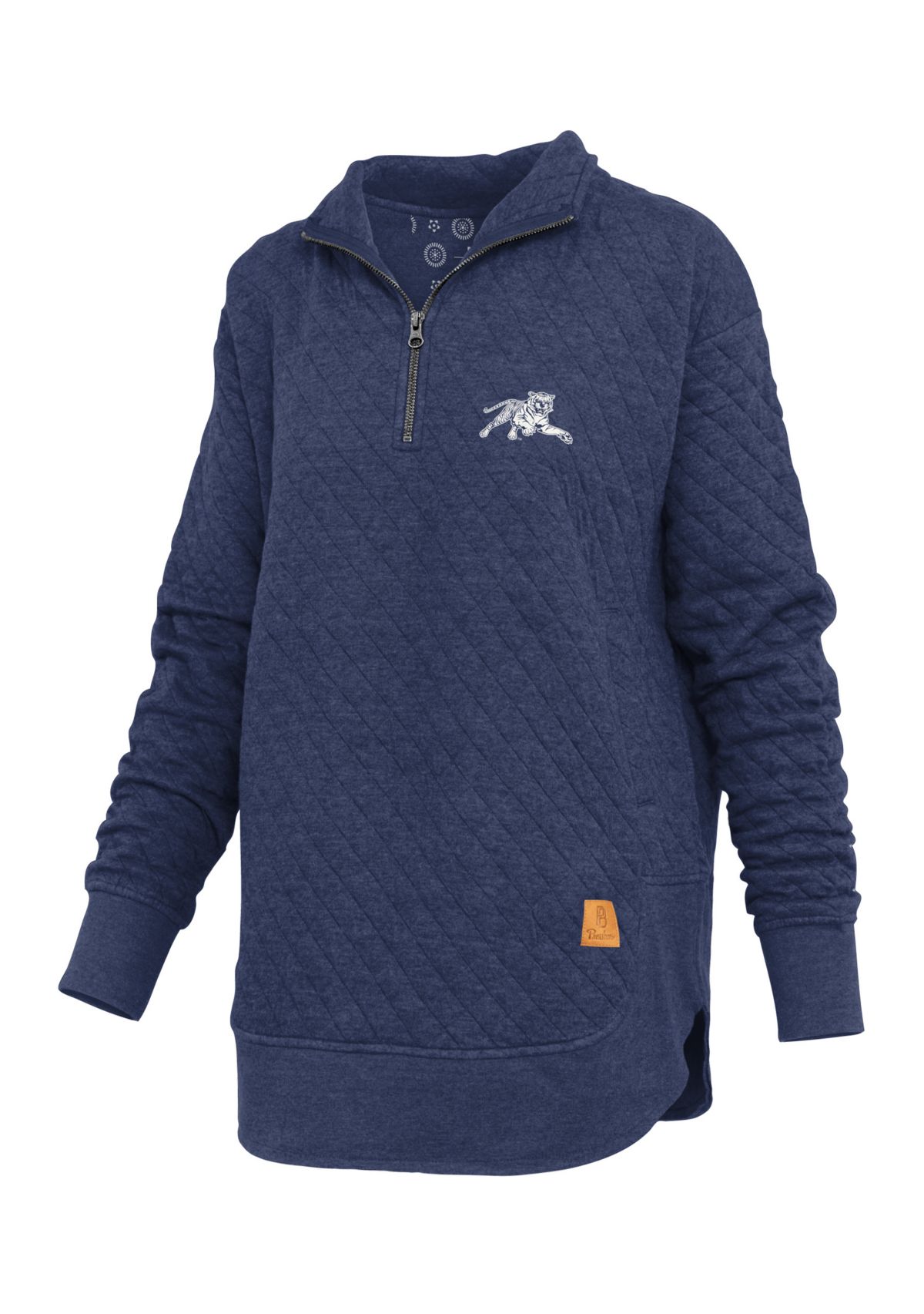 NCAA Jackson State Tigers North Fork Roseburg Quilted Fleece Pullover