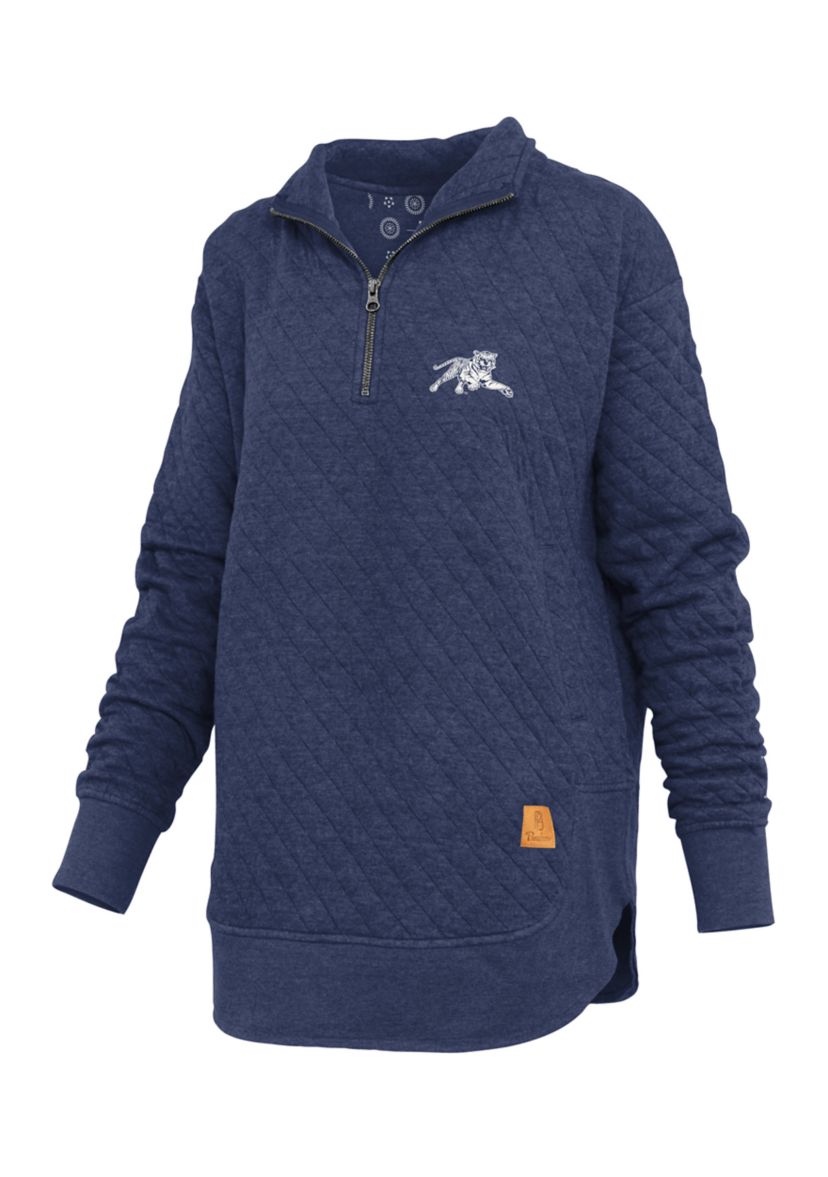 NCAA Jackson State Tigers North Fork Roseburg Quilted Fleece Pullover