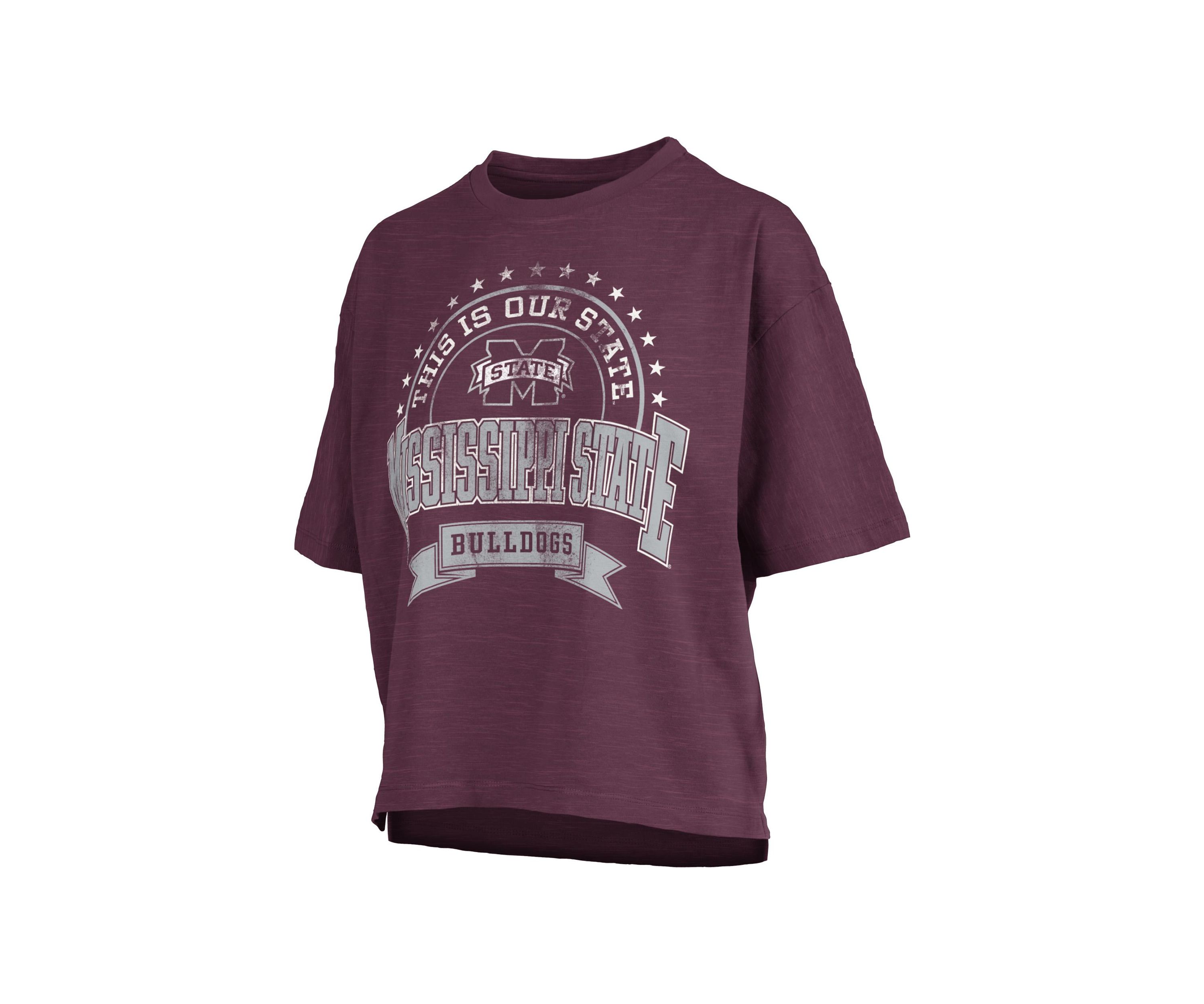 NCAA Mississippi State Bulldogs Captain Motley Crew Neck Top