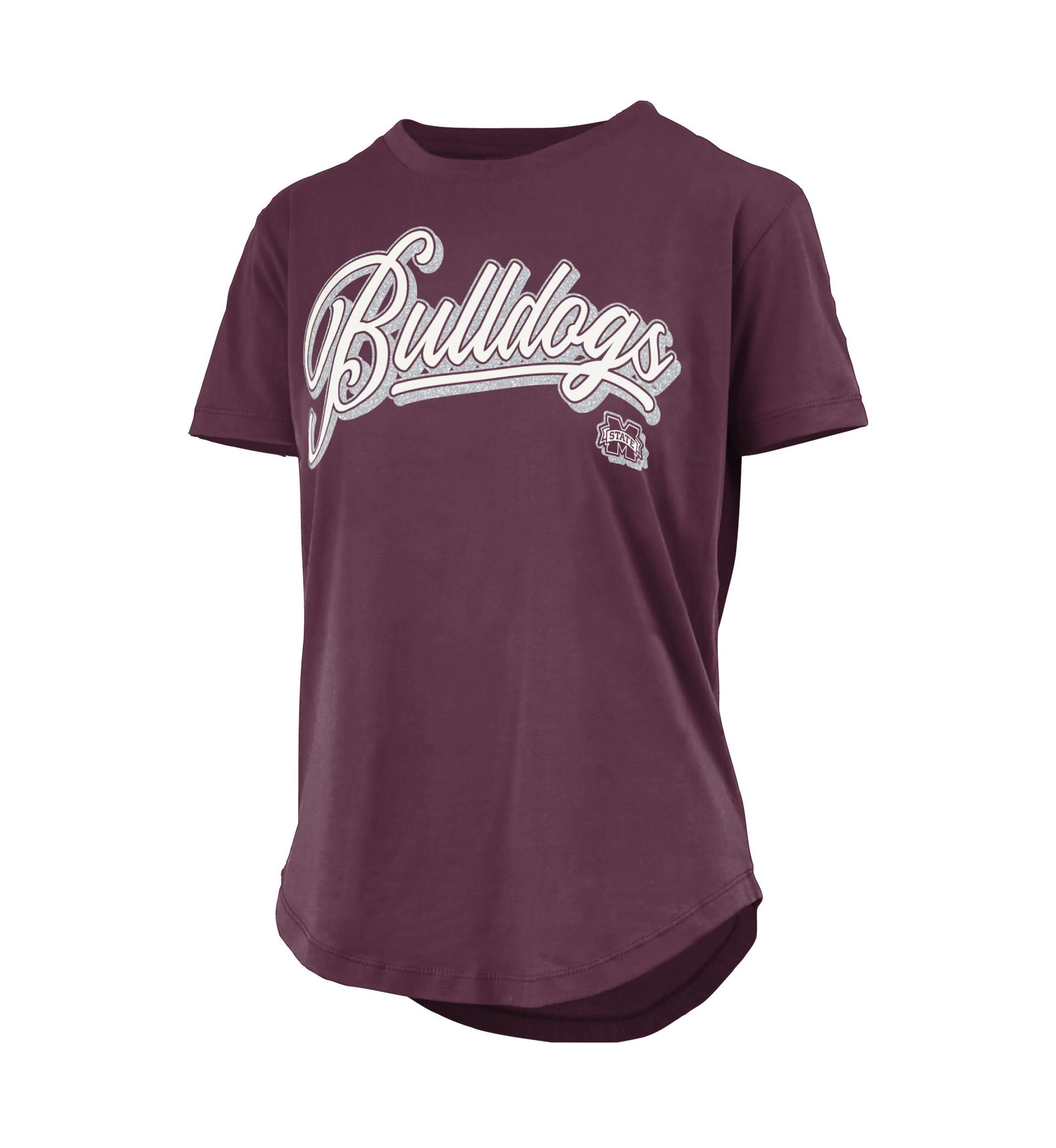 NCAA Mississippi State Bulldogs Harlow Glitter T-Shirt