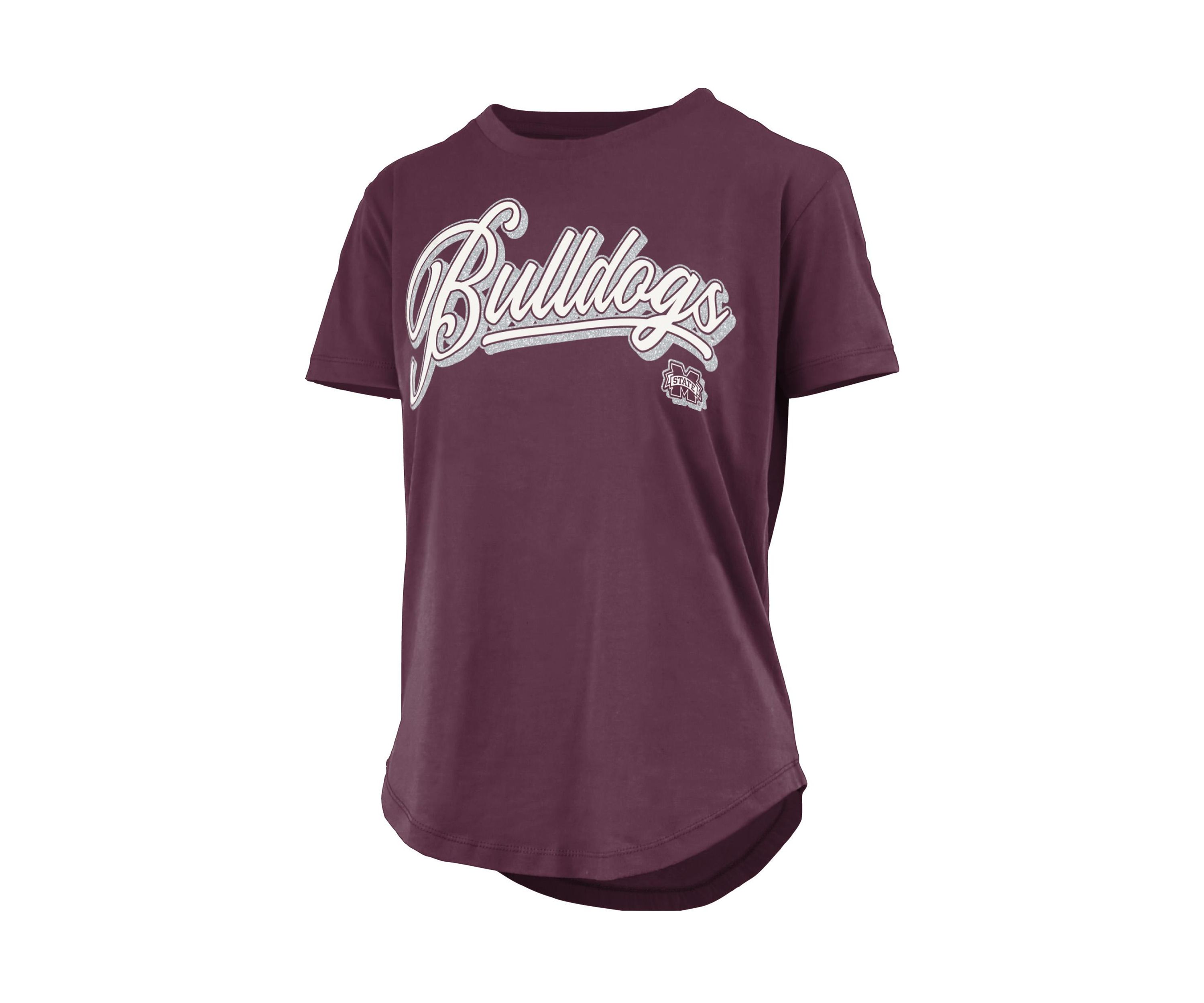 NCAA Mississippi State Bulldogs Harlow Glitter T-Shirt