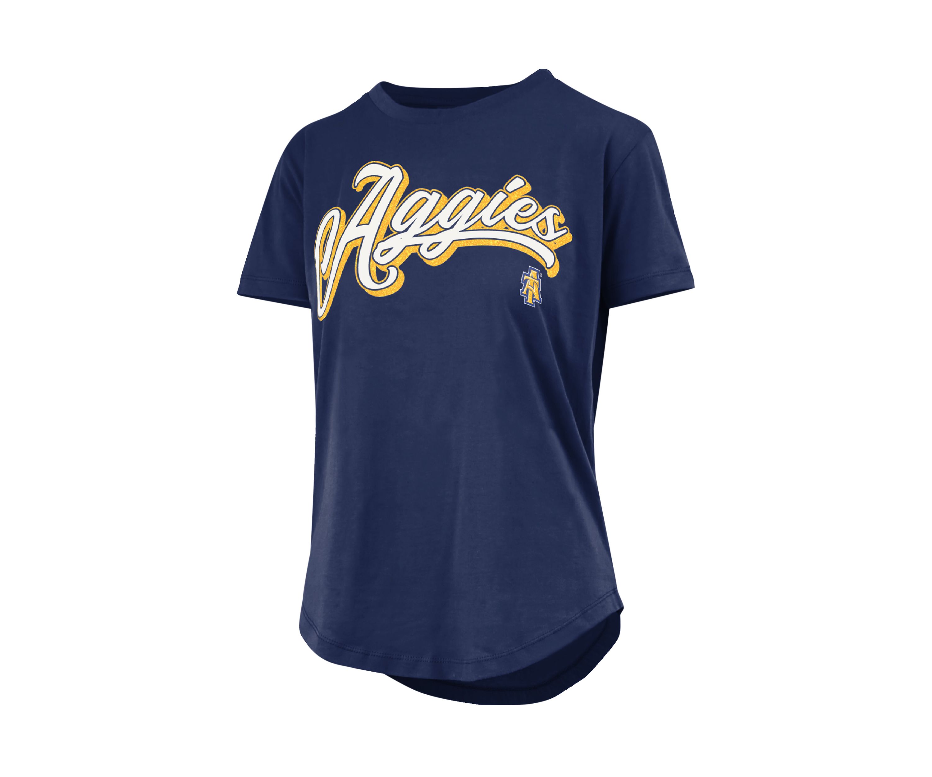 NCAA NC A&T Aggies Harlow Glitter Tee