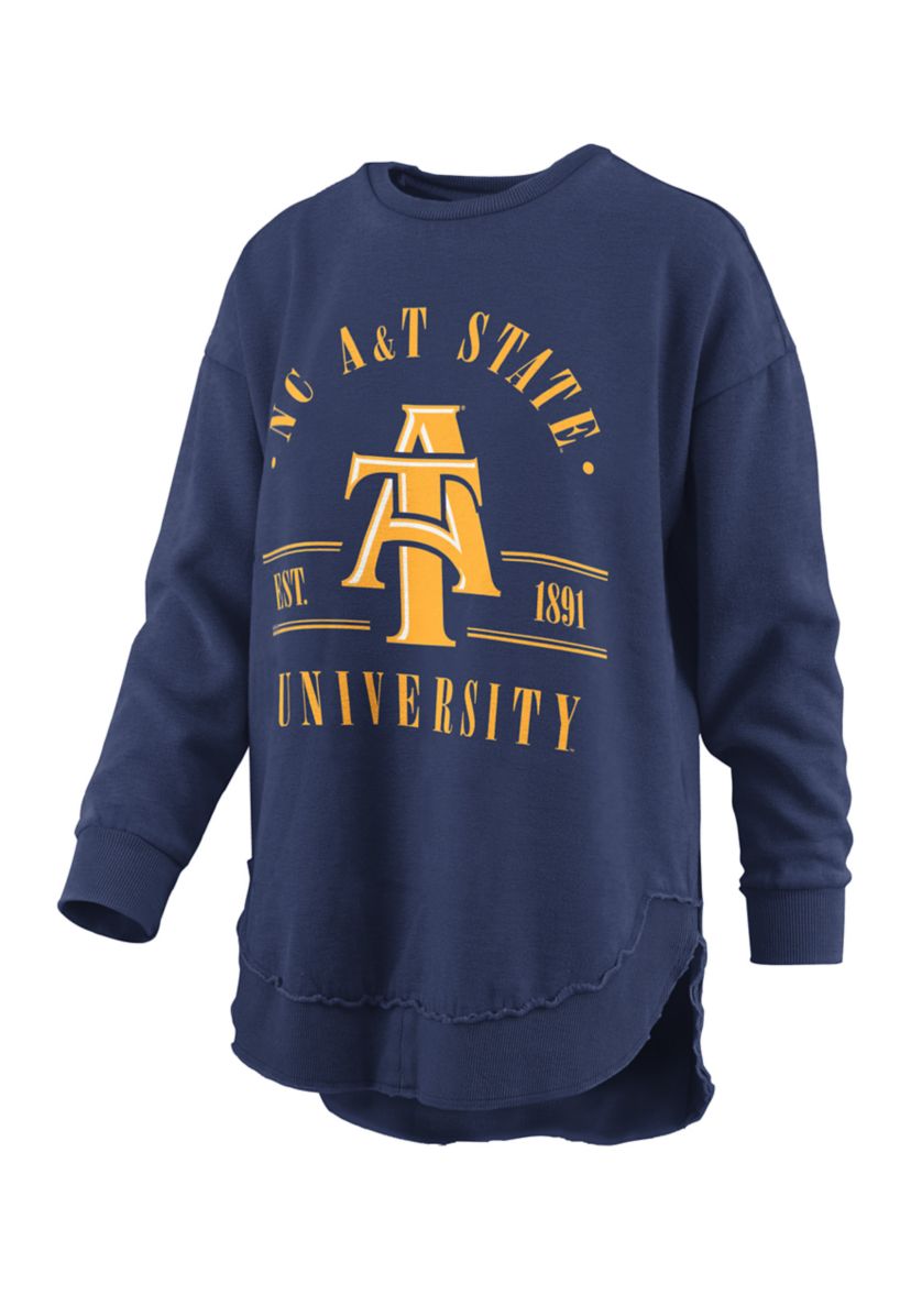 NCAA NC A&T Aggies Sloane Melange Poncho Fleece Pullover