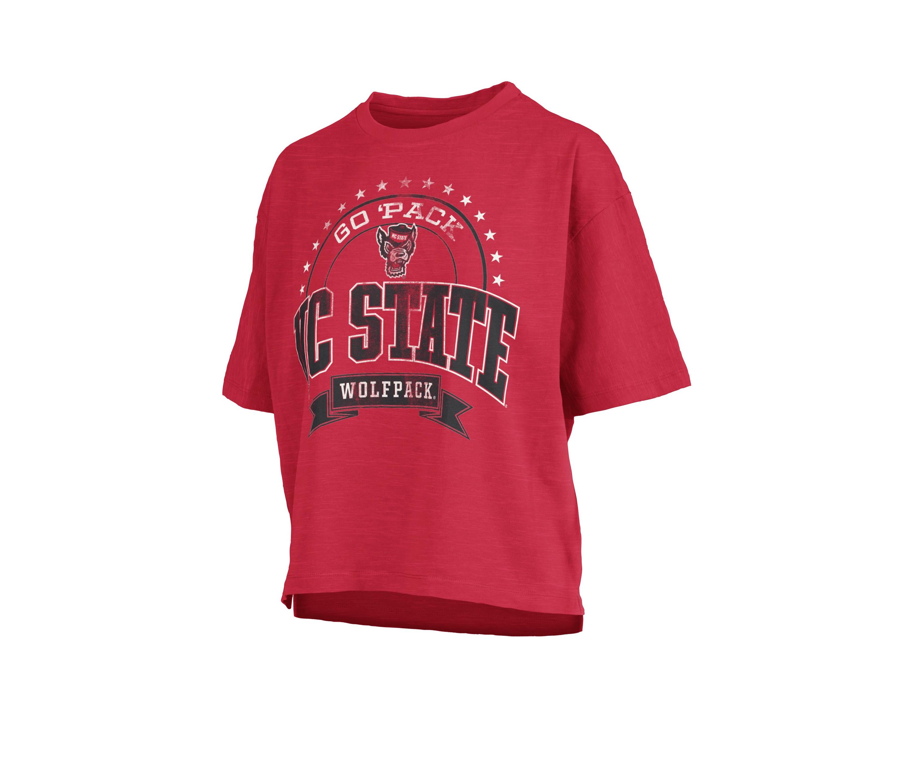 NCAA NC State Wolfpack Captain Motley Crew Neck Top