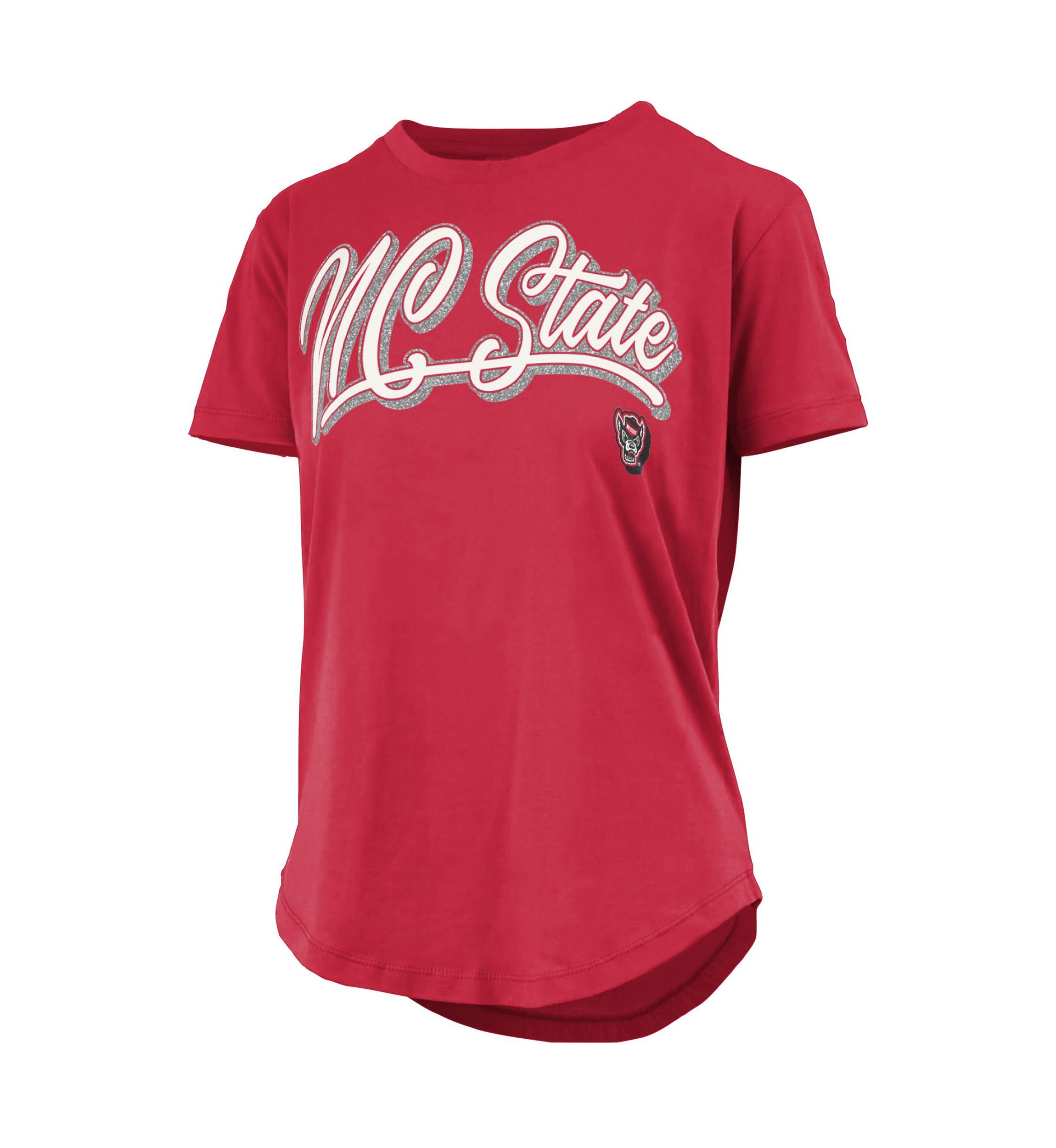 NCAA NC State Wolfpack Harlow Glitter T-Shirt