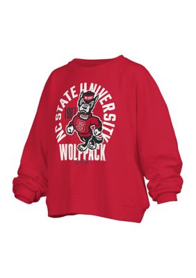Pressbox Women's NCAA NC State Wolfpack Blitz Janise Fleece Sweatshirt, Red, XL