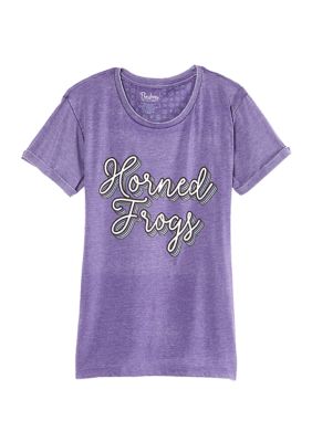 Pressbox TCU Horned Frogs Womens Floyd T-Shirt - White