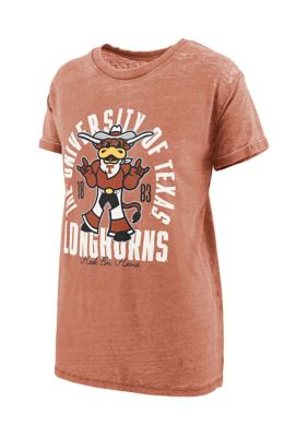 Pressbox Women's NCAA Texas Longhorns Blitz Vintage Boyfriend Top