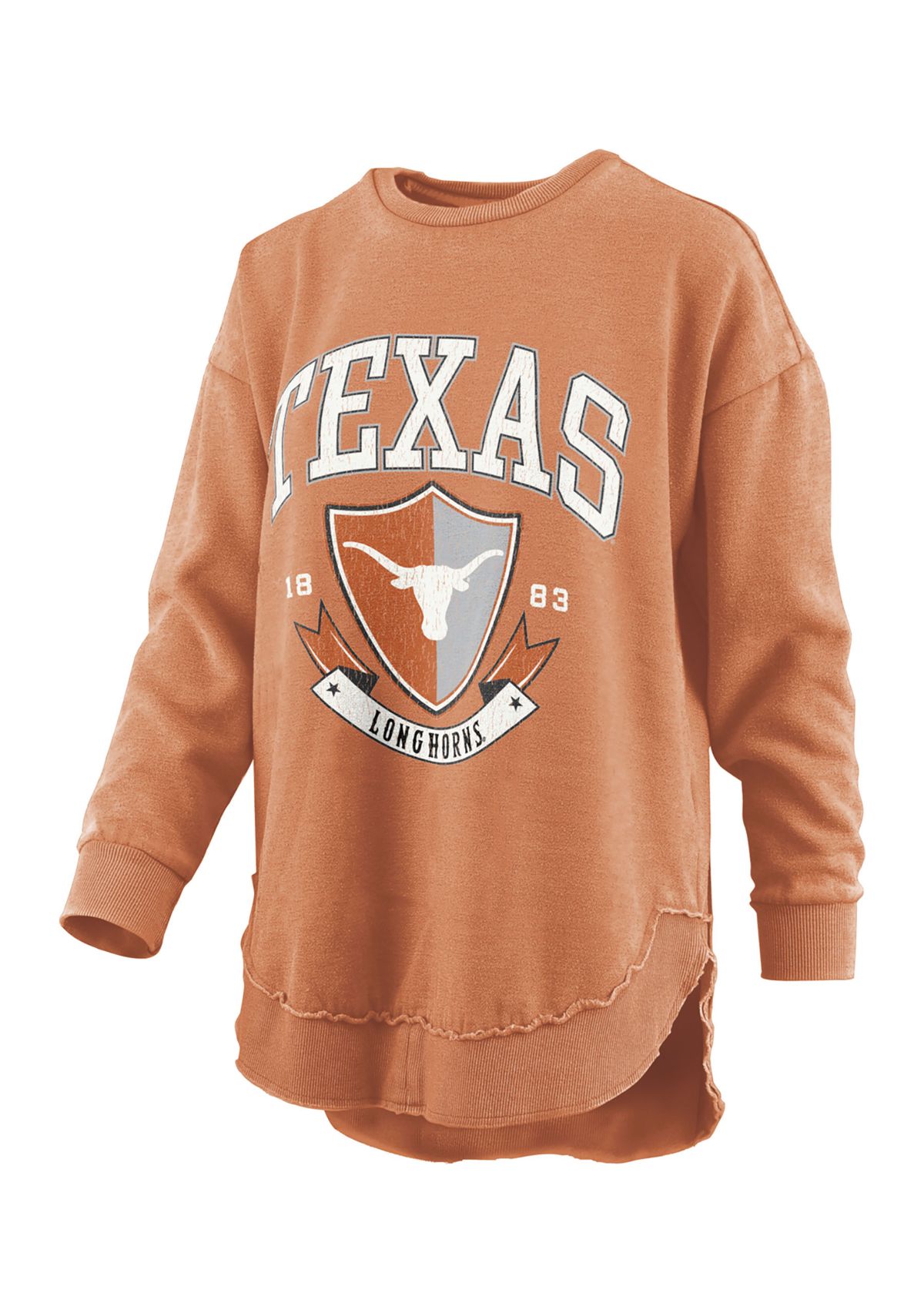 NCAA Texas Longhorns Buckler Poncho Fleece Sweatshirt