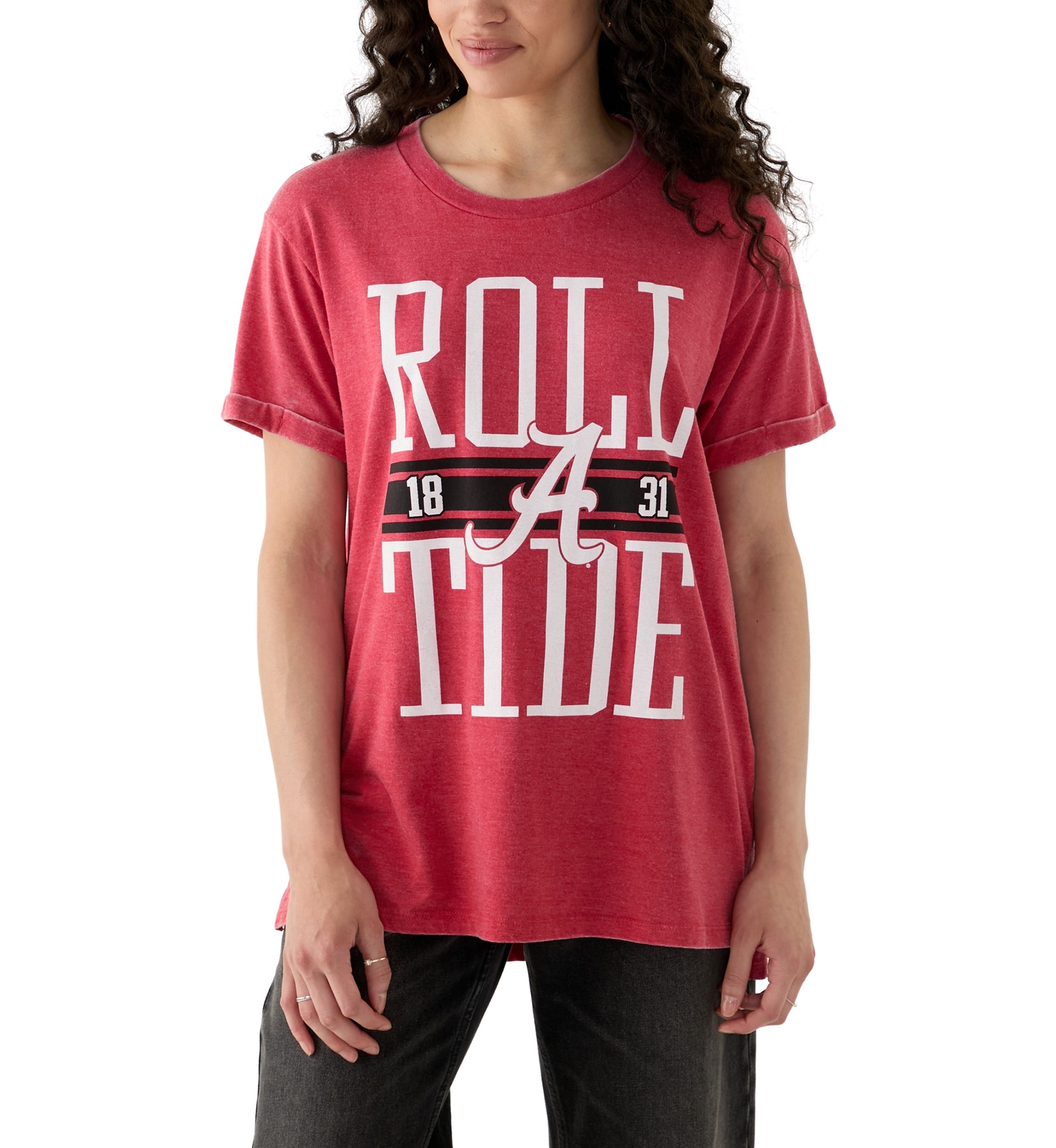 NCAA Alabama Crimson Tide Vintage Boyfriend Graphic T-Shirt