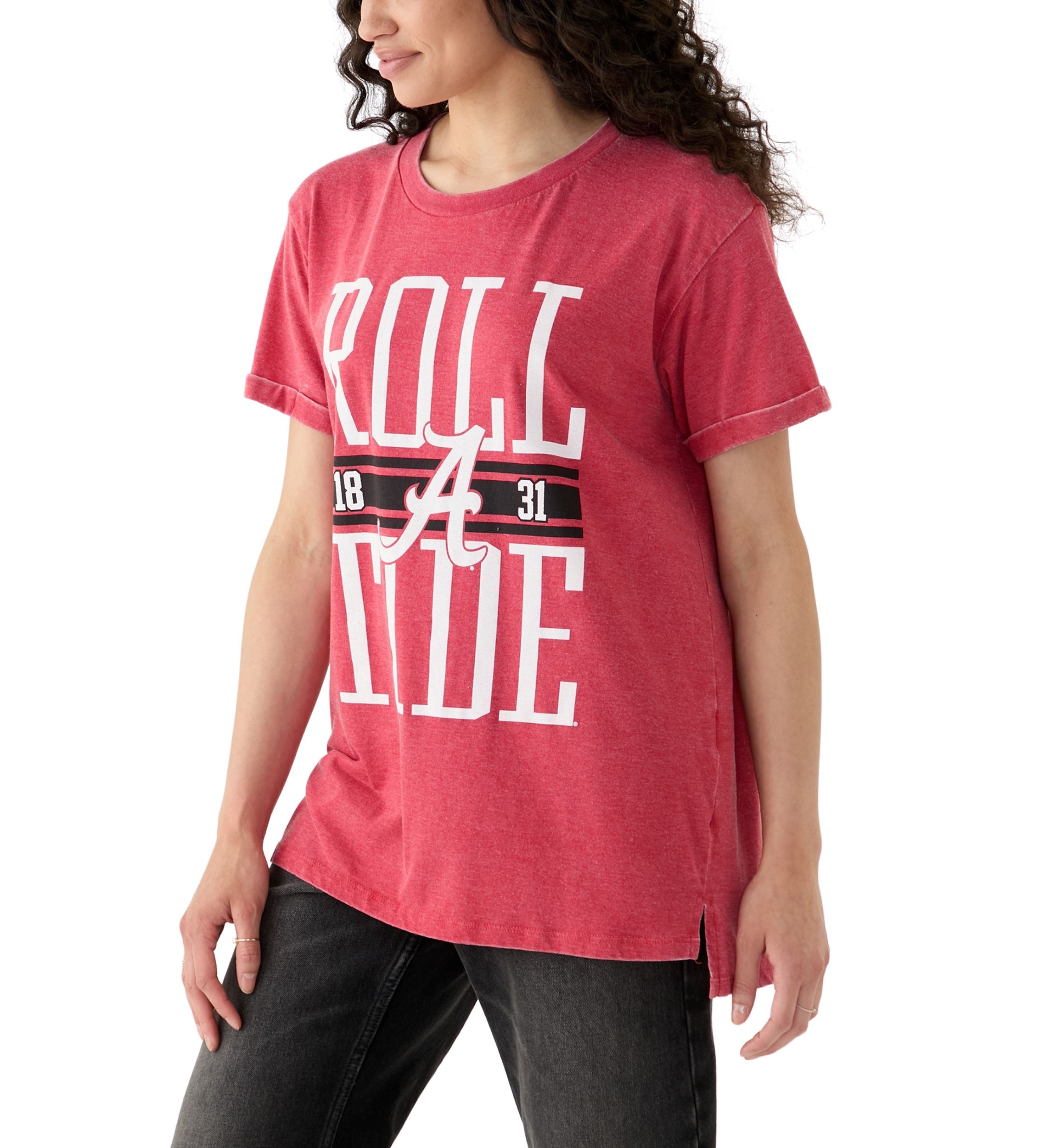 NCAA Alabama Crimson Tide Vintage Boyfriend Graphic T-Shirt