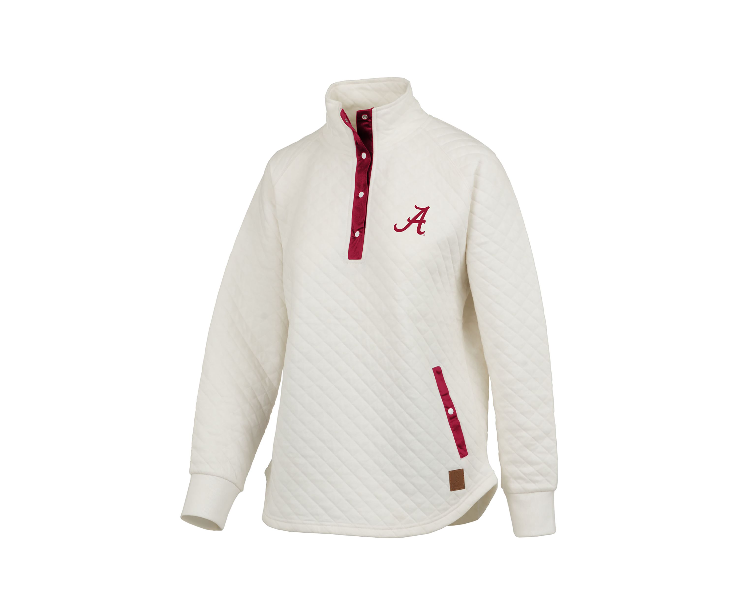 NCAA Alabama Crimson Tide Claire Quilted Henley Pullover