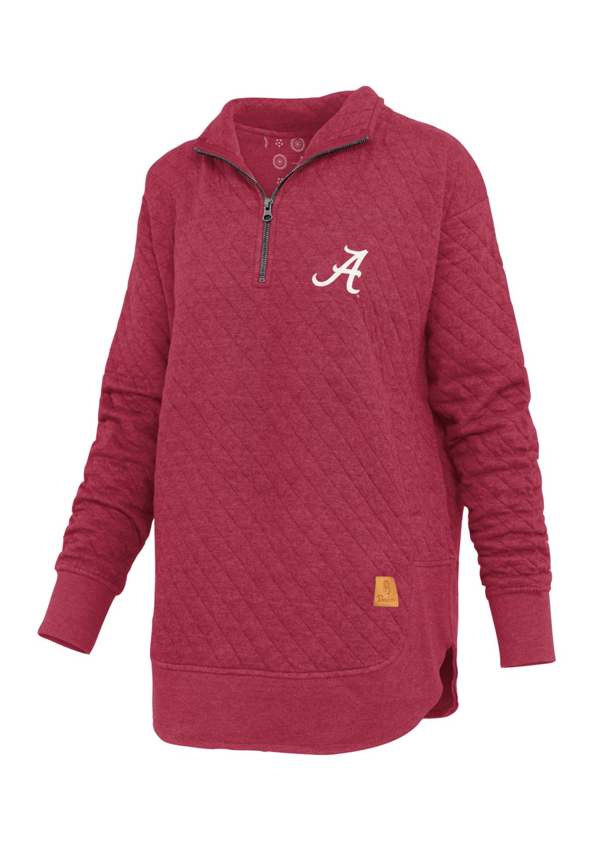 NCAA Alabama Crimson Tide North Fork Roseburg Quilted Fleece Pullover 