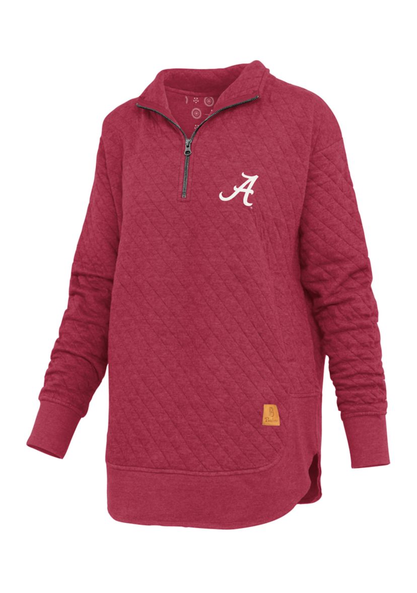 NCAA Alabama Crimson Tide North Fork Roseburg Quilted Fleece Pullover 