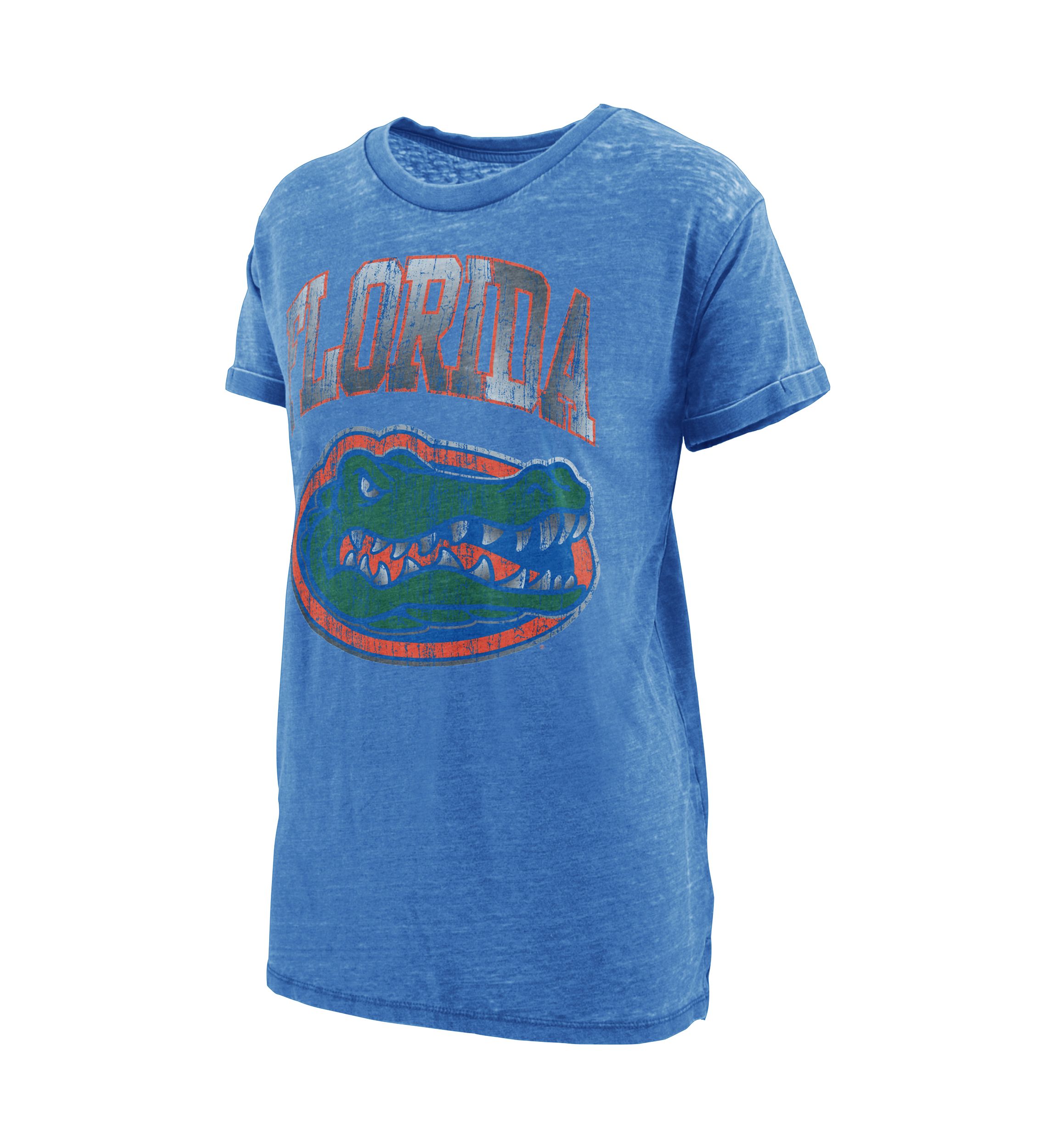 NCAA Florida Gators Silver City Vintage Boyfriend Short Sleev T-Shirt