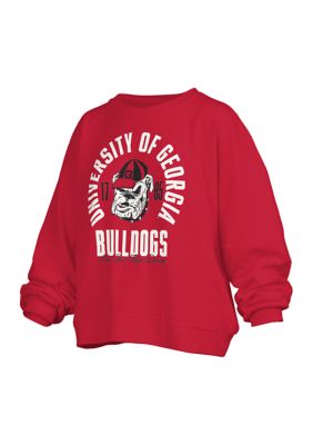 Pressbox Women's NCAA Georgia Bulldogs Blitz Janise Fleece Sweatshirt, Red, XL