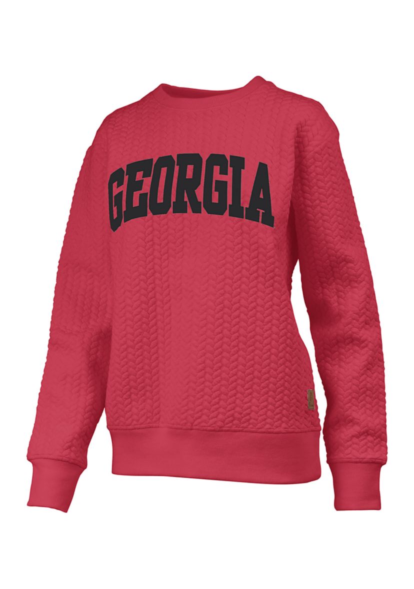 NCAA Georgia Bulldogs Banner Elk Fleece Graphic Pullover 