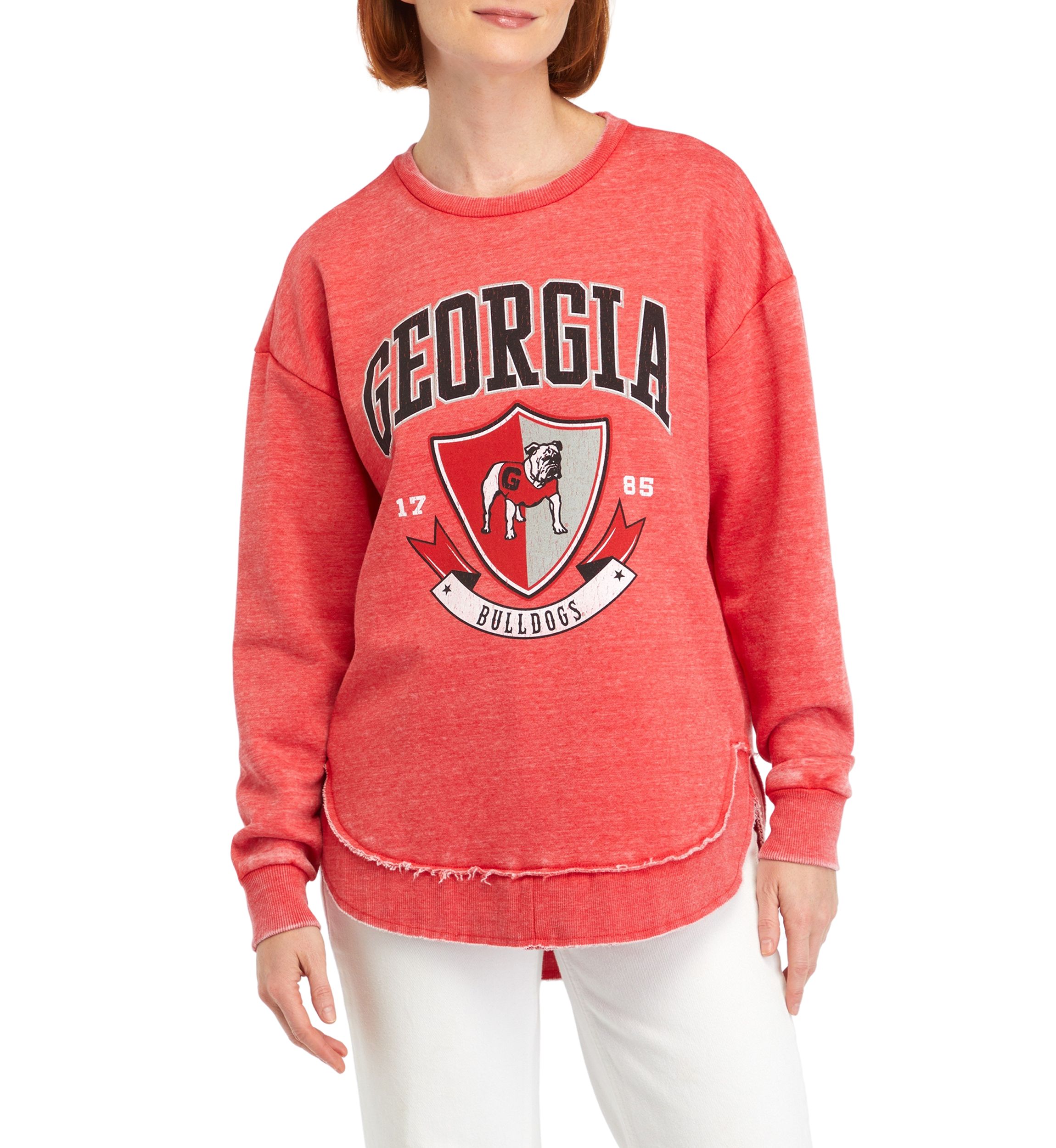NCAA Georgia Bulldogs Vintage Fleece Pullover