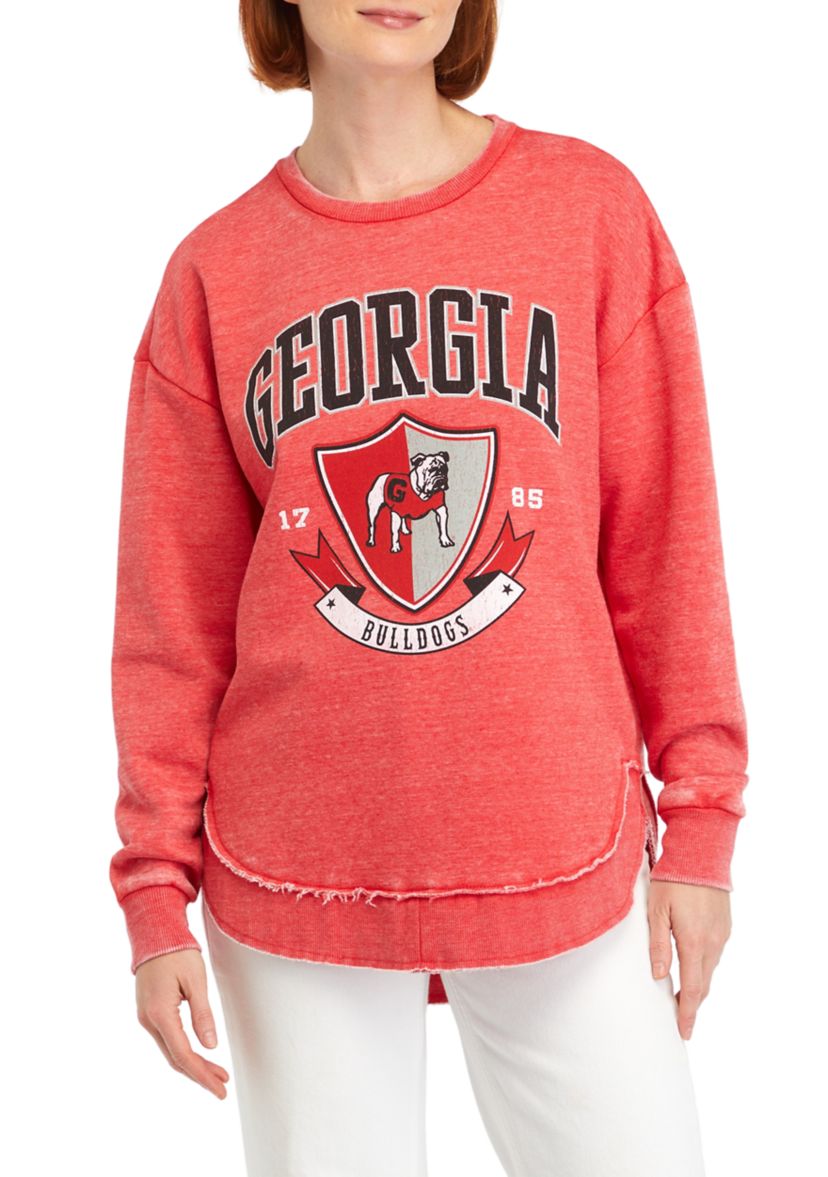 NCAA Georgia Bulldogs Vintage Fleece Pullover