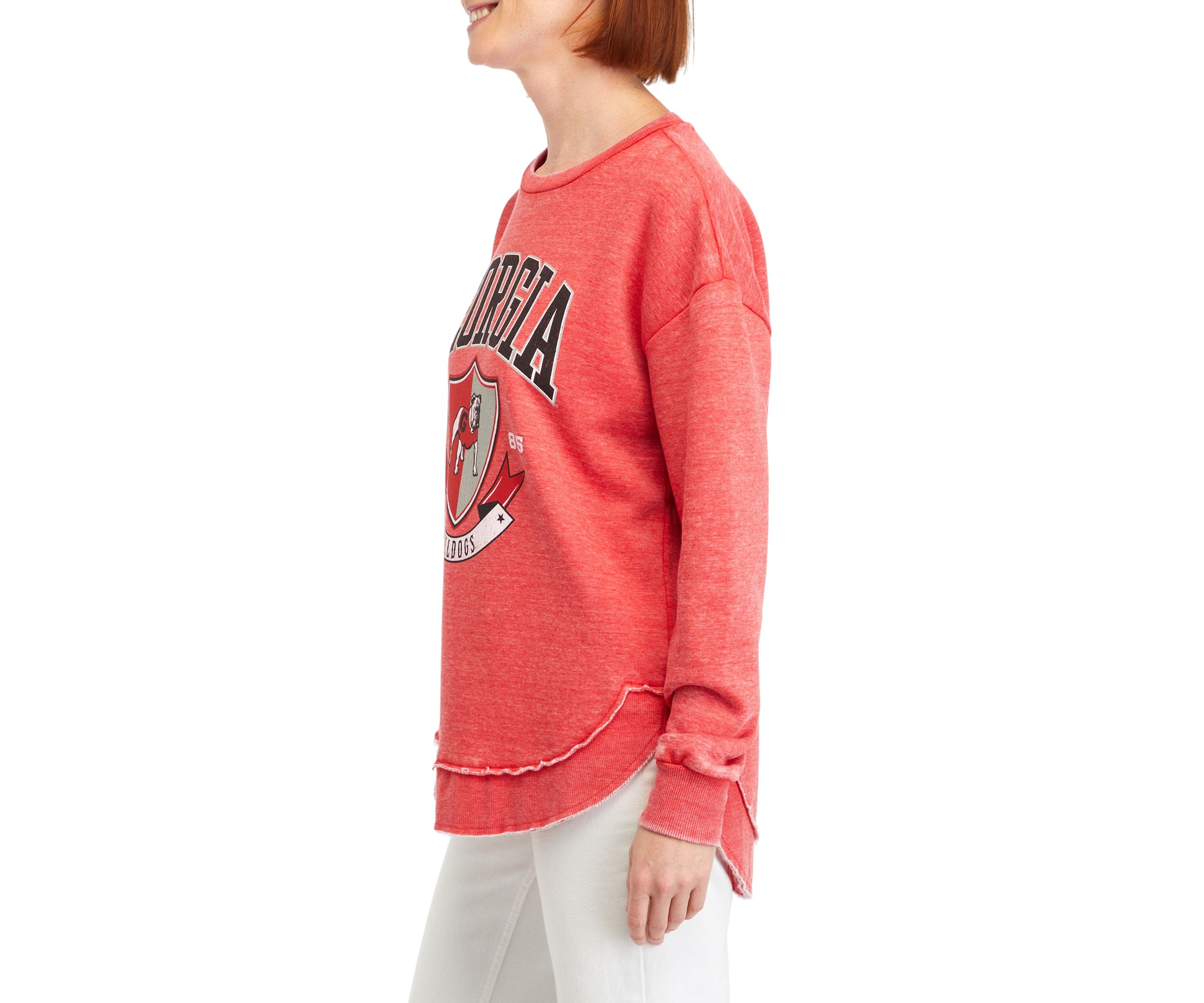 NCAA Georgia Bulldogs Vintage Fleece Pullover