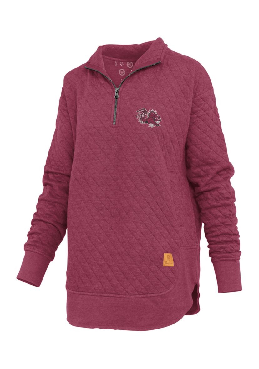 NCAA South Carolina Gamecocks North Fork Roseburg Quilted Fleece Pullover 