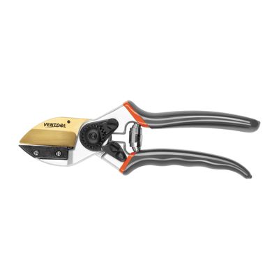 Ventool 8.5"" Sharp Bypass Pruning Shears, Heavy-Duty Hand Pruners With Sk5 Stainless Steel Blades, Power-Lever Anvil Pruner, Tree Trimmers & Garden