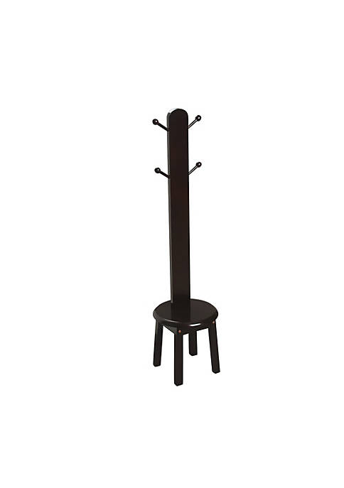 Gift Mark Childrens Espresso Deluxe Clothes Tree
